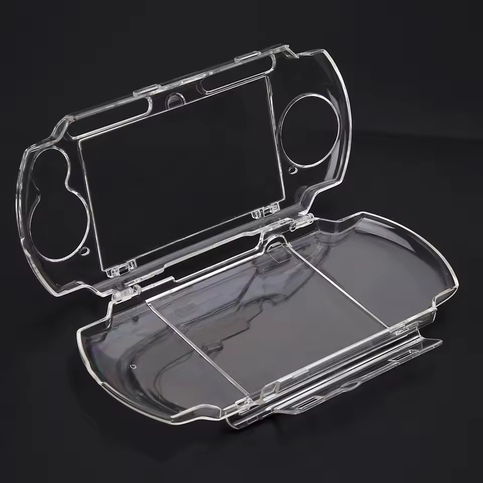 Clear Snap-On Crystal Hard Case Cover For Sony PSP Slim 2000 3000 Dustproof
