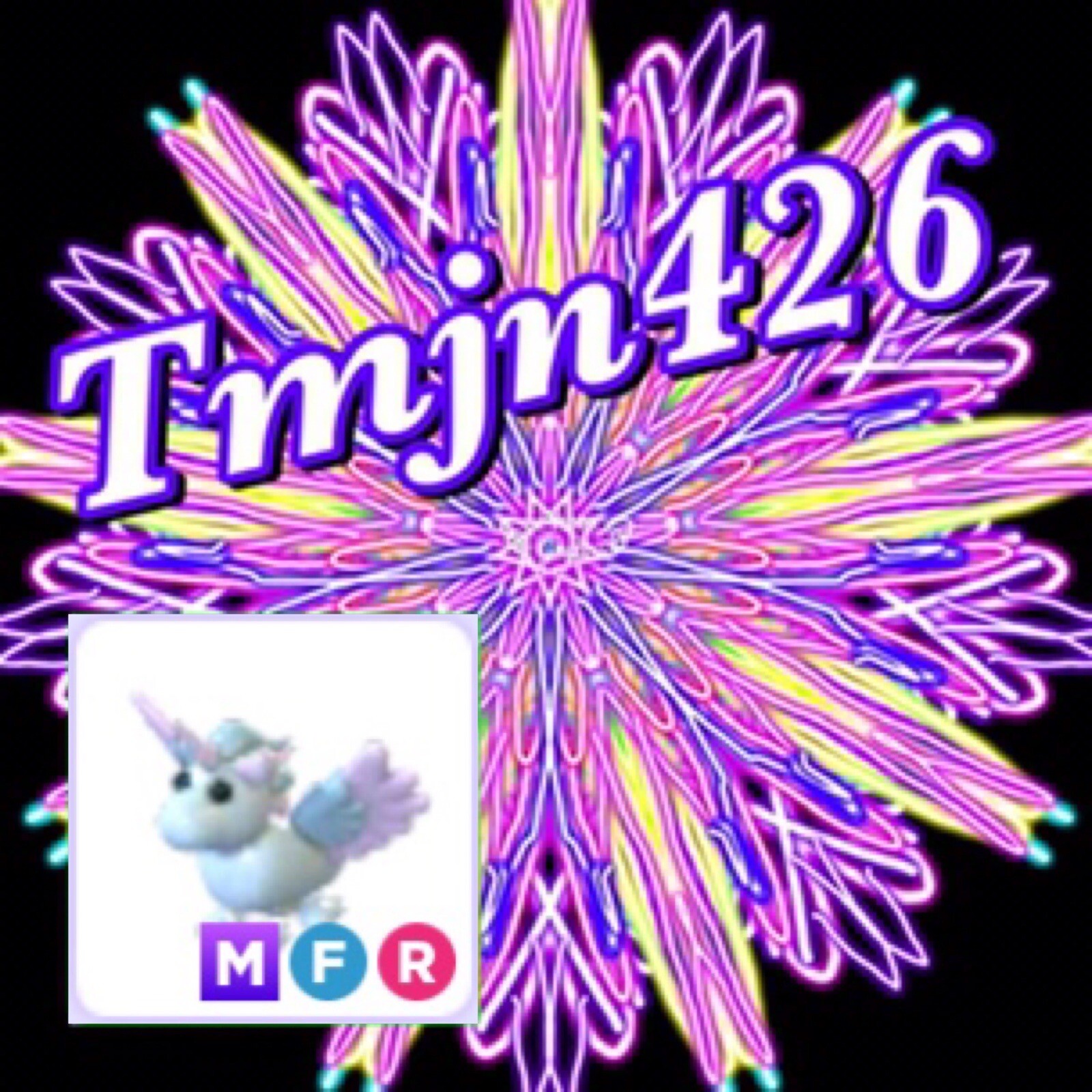 Adopt MEGA NEON -MFR- Alicorn Fly/Ride READ DESCRIPTION