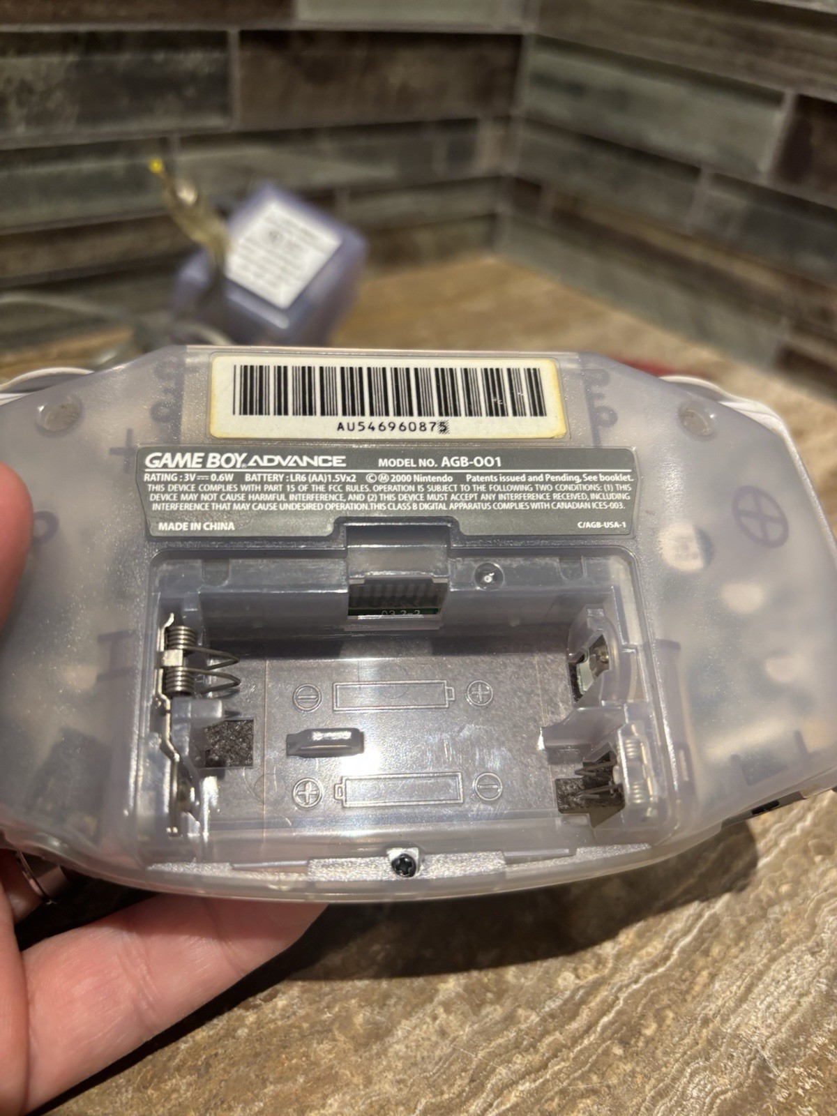 Nintendo Game Boy Advance – Glacier – TESTED