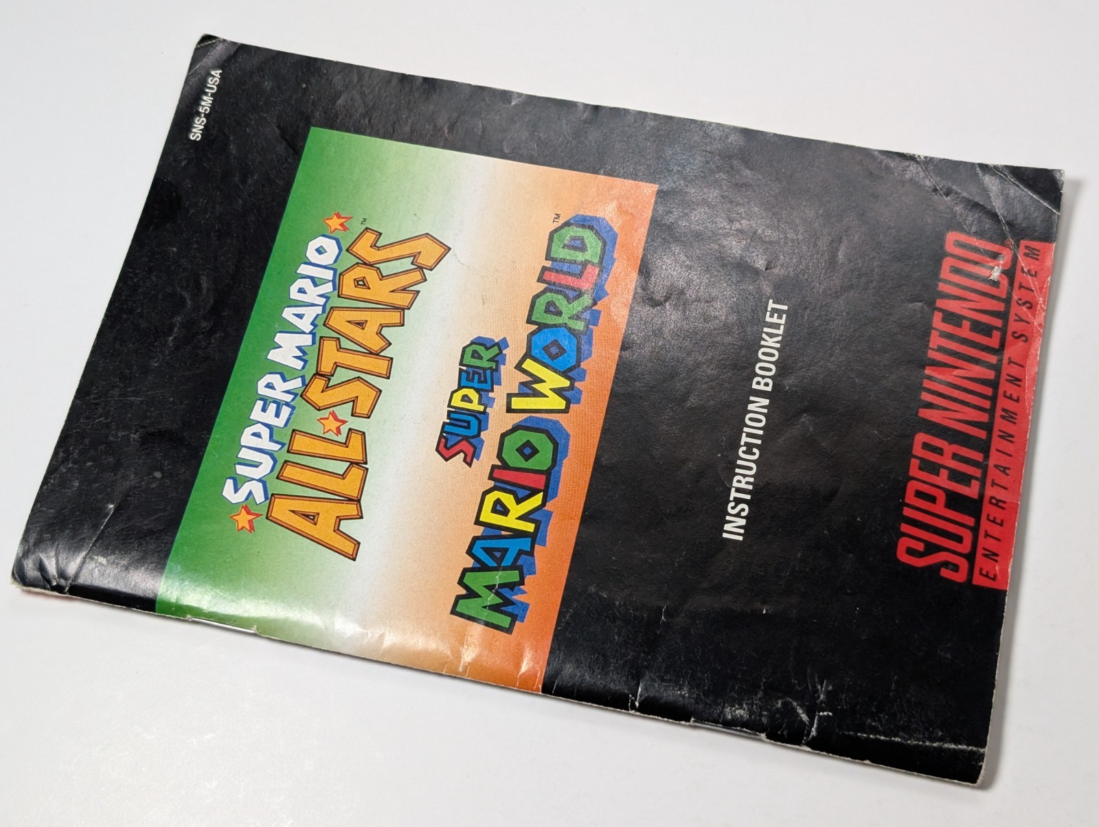 Super Mario All-Stars + Super Mario World Nintendo SNES with manual authentic