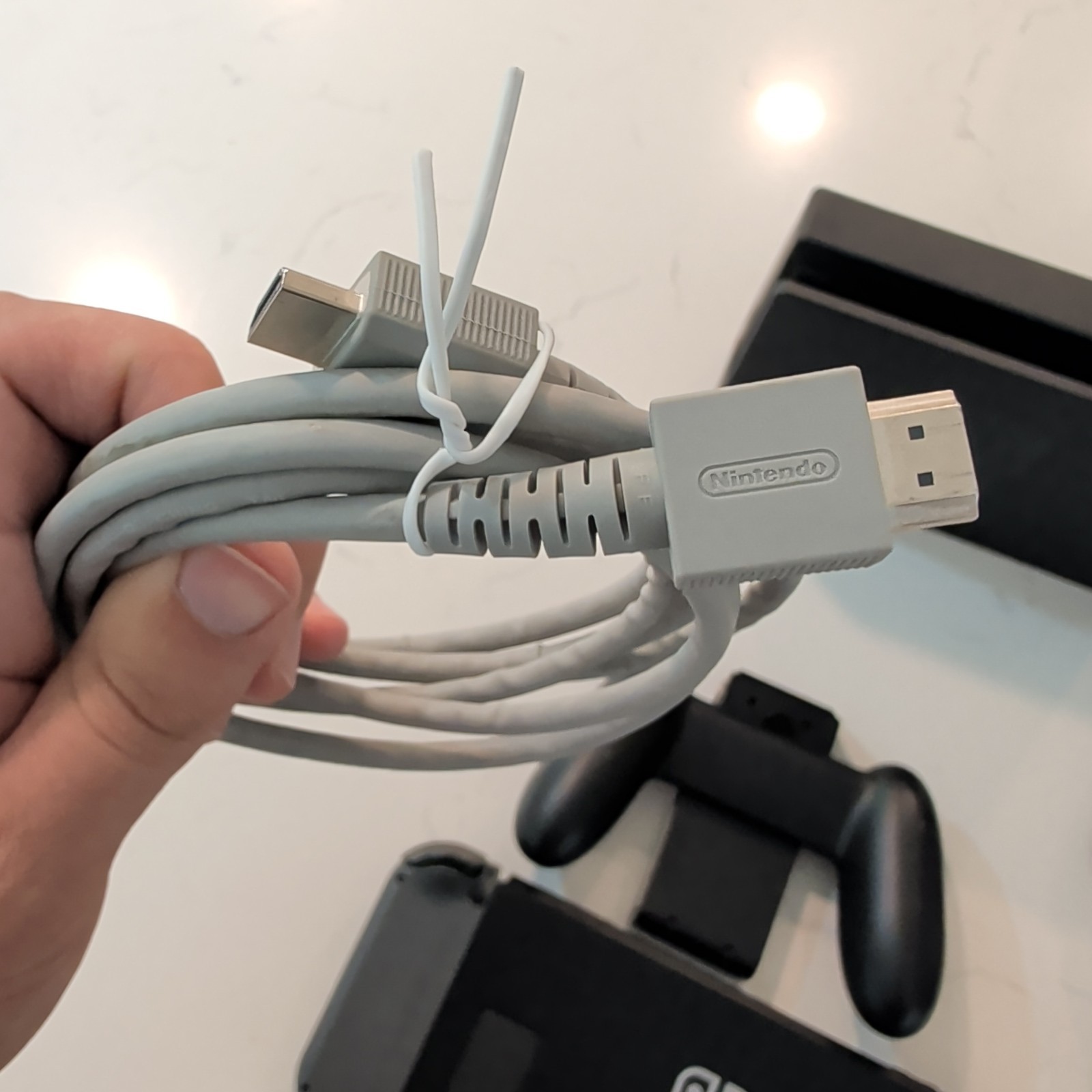 Nintendo Switch 32GB Console with Gray Joy‑Cons – Working – w/ OEM Cords