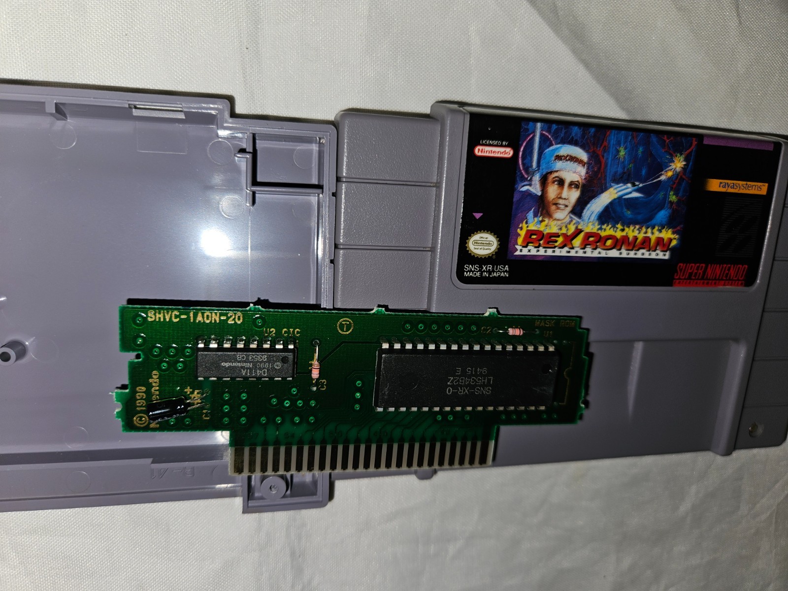 Rex Ronan Experimental Surgeon Cartridge Only Authentic SNES Super Nintendo 1993