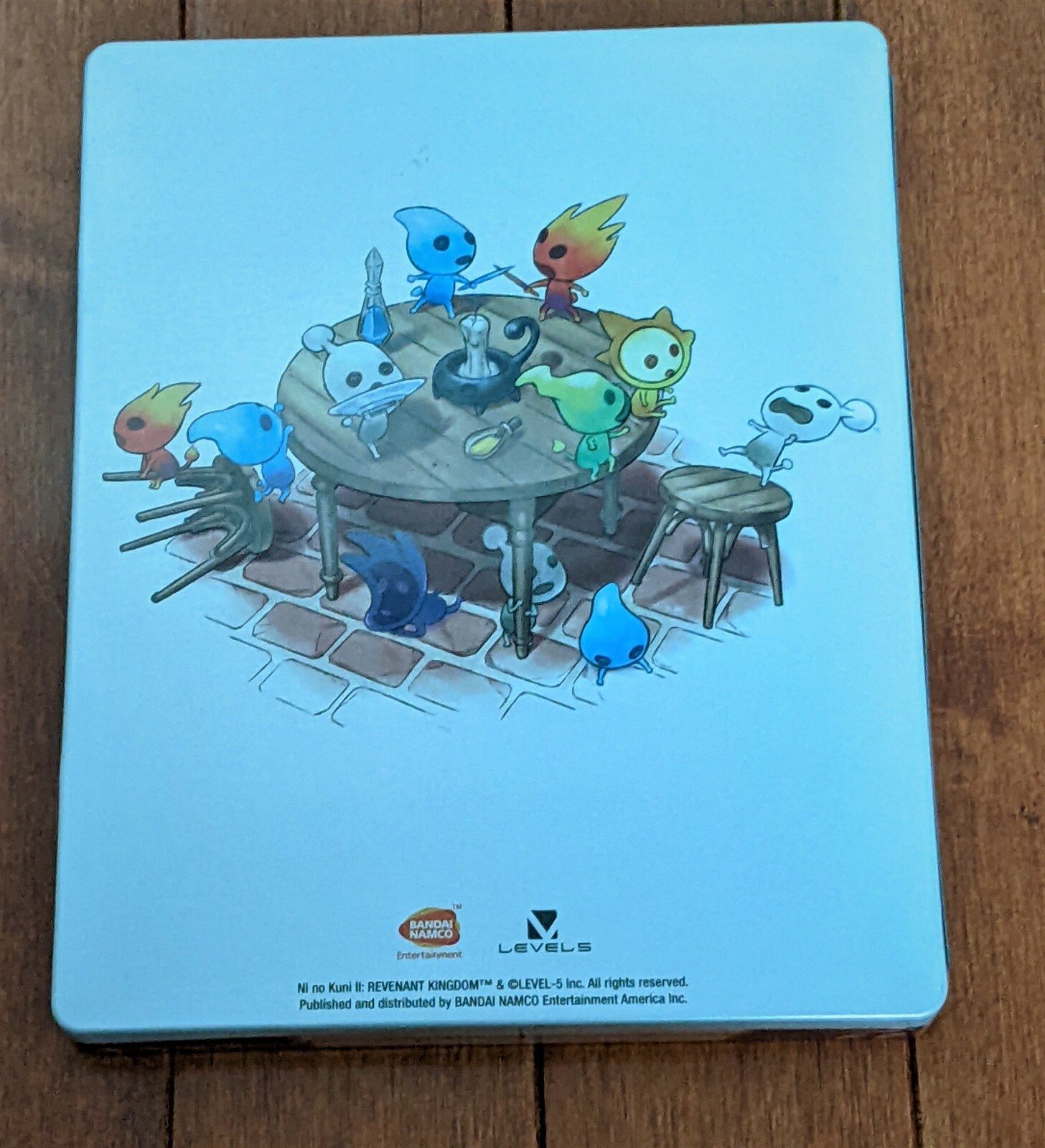E3 2017 Ni No Kuni 2 II Con Exclusive Steelbook Game Case Bandai Namco (NO GAME)
