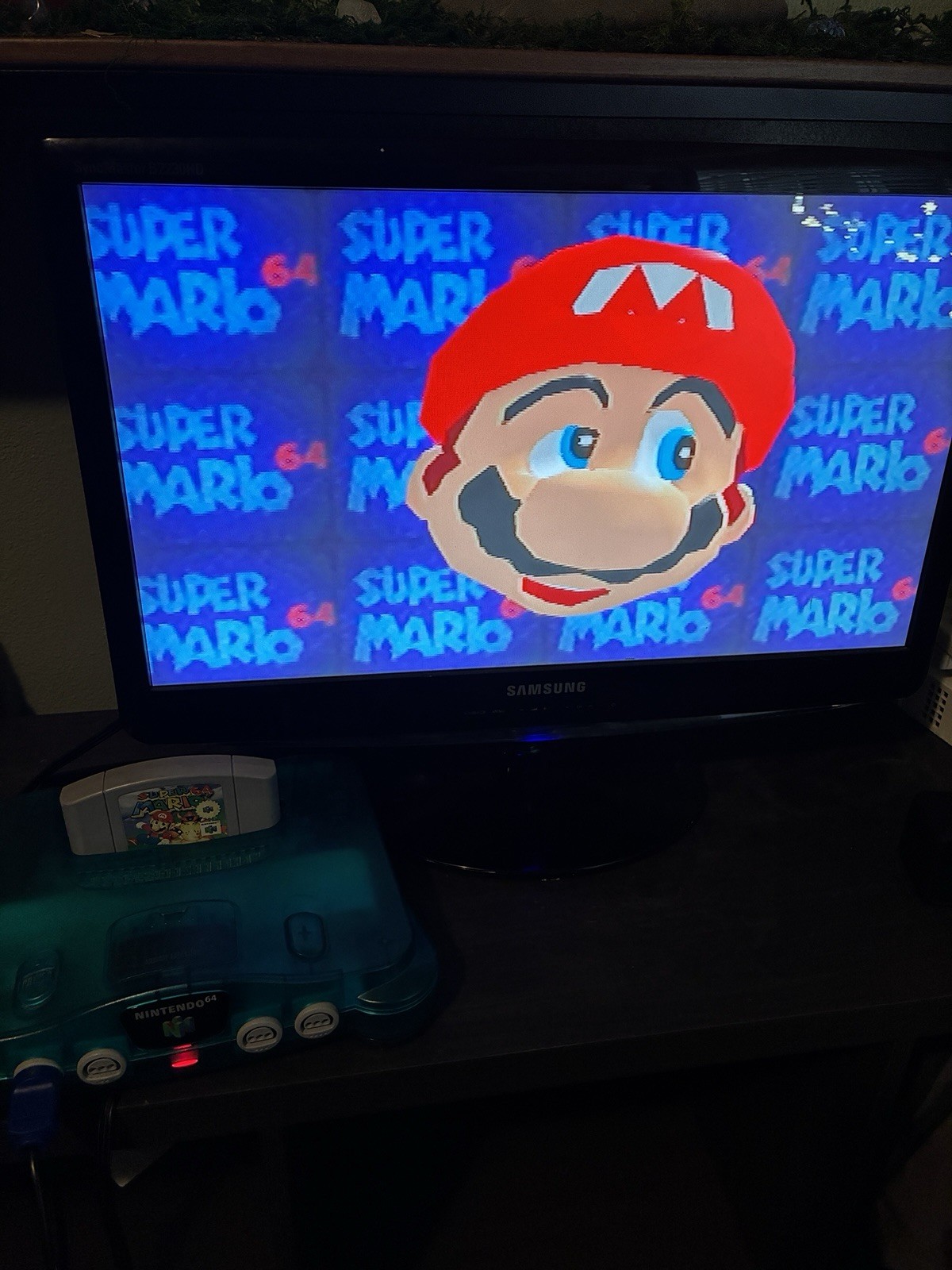 Nintendo 64 N64 Funtastic Ice Blue Console With 6 Game 4 Controller Bag Working