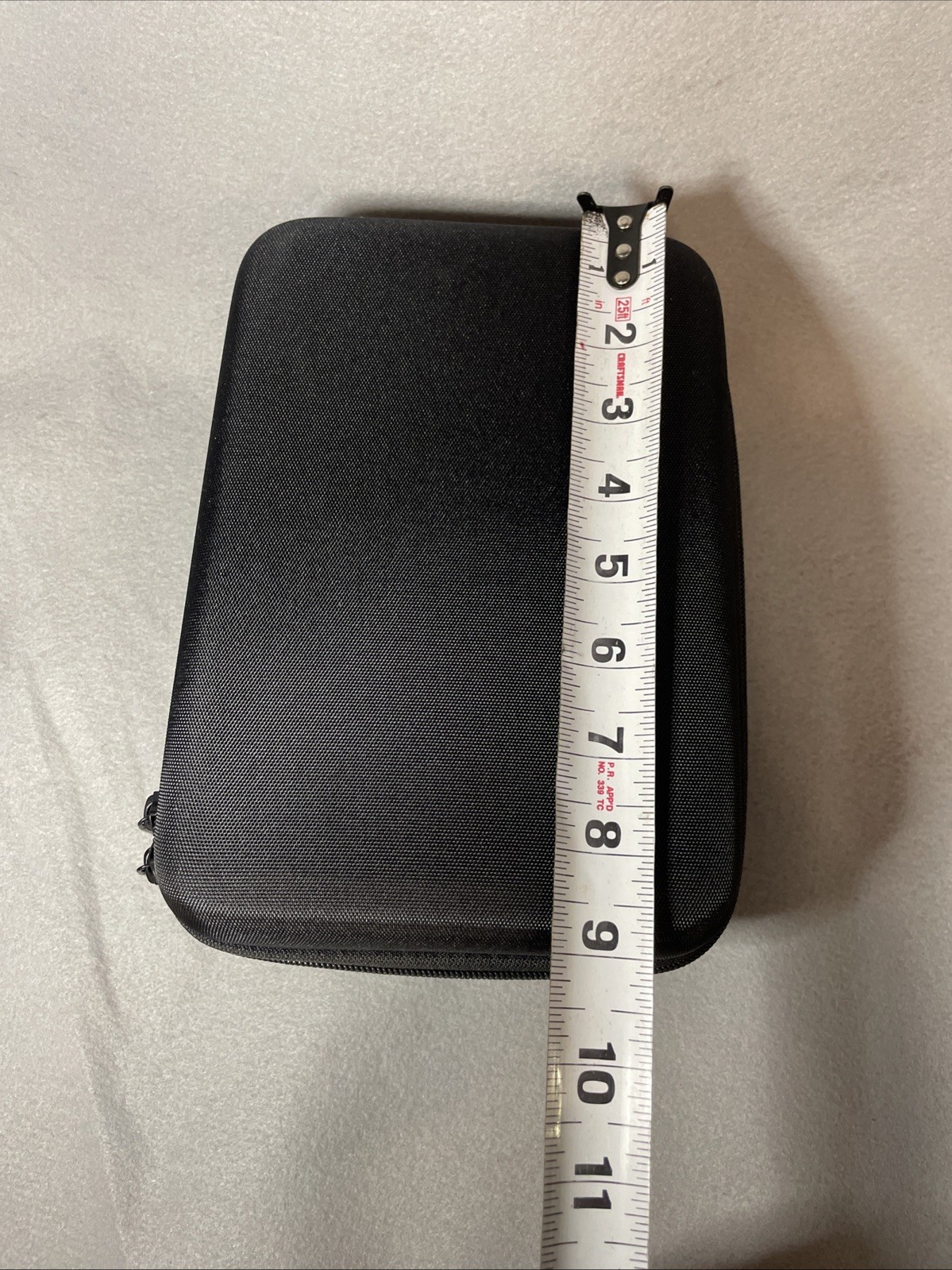 Gaming Device Multi Use Carrying Case Black Hard Shell Travel Zipper Case