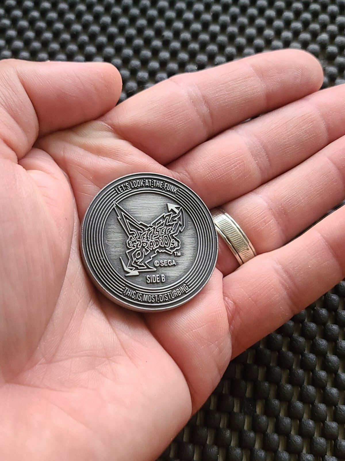 Jet Set Radio Coin Medal Sega Shop EU Exclusive 300 Units Rare Genesis Saturn CD