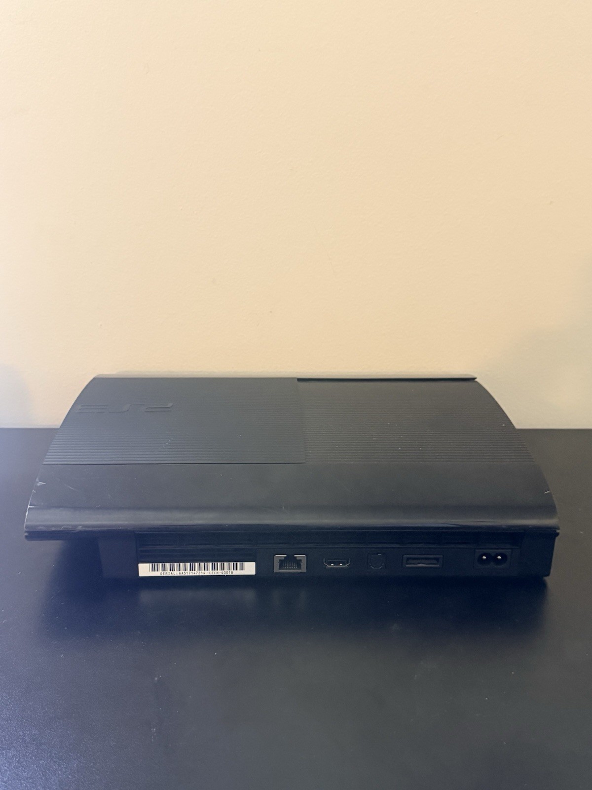 Sony PS3 Super Slim 250GB Console Black CECH-4001B Bundle Controller GT6 Tested