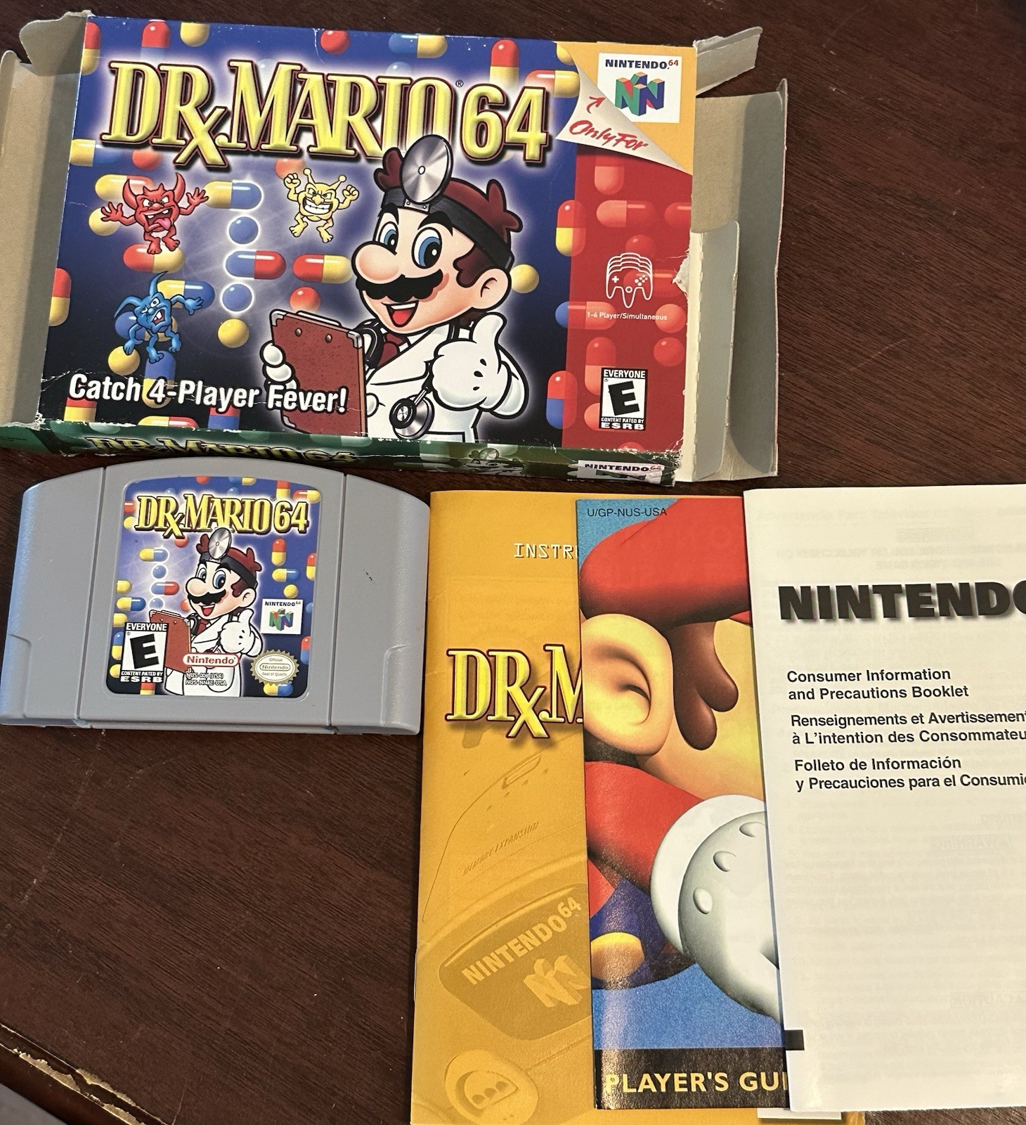 Dr. Mario – Nintendo 64 N64 CIB Authentic Tested
