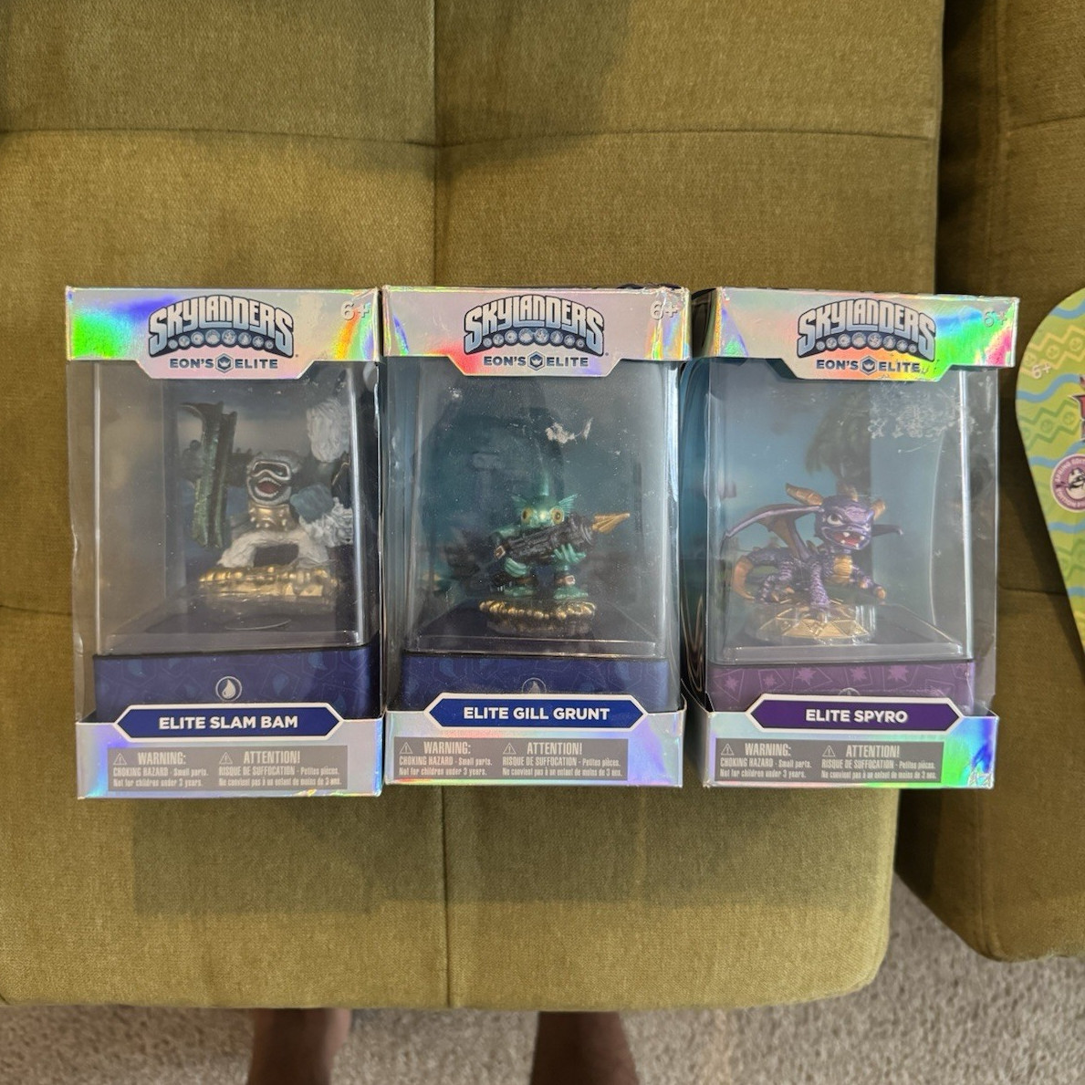 Skylanders Eon’s Elite Character Figures Lot: Slam Bam, Gill Grunt, Spyro