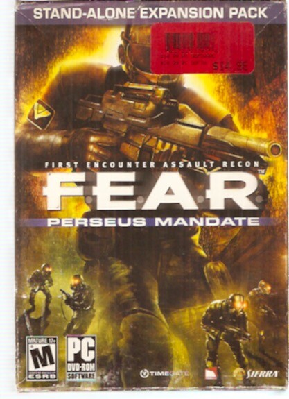 Fear Perseus Mandate – [ Stand-Alone Expansion Pack ] ( PC 2007 ) Sealed