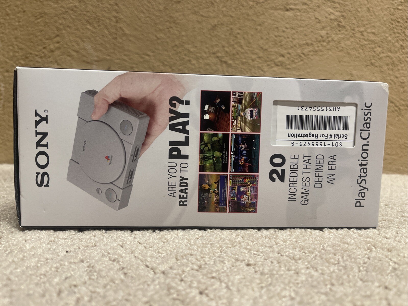 Sony PlayStation Classic Gray Console Brand New Factory Sealed