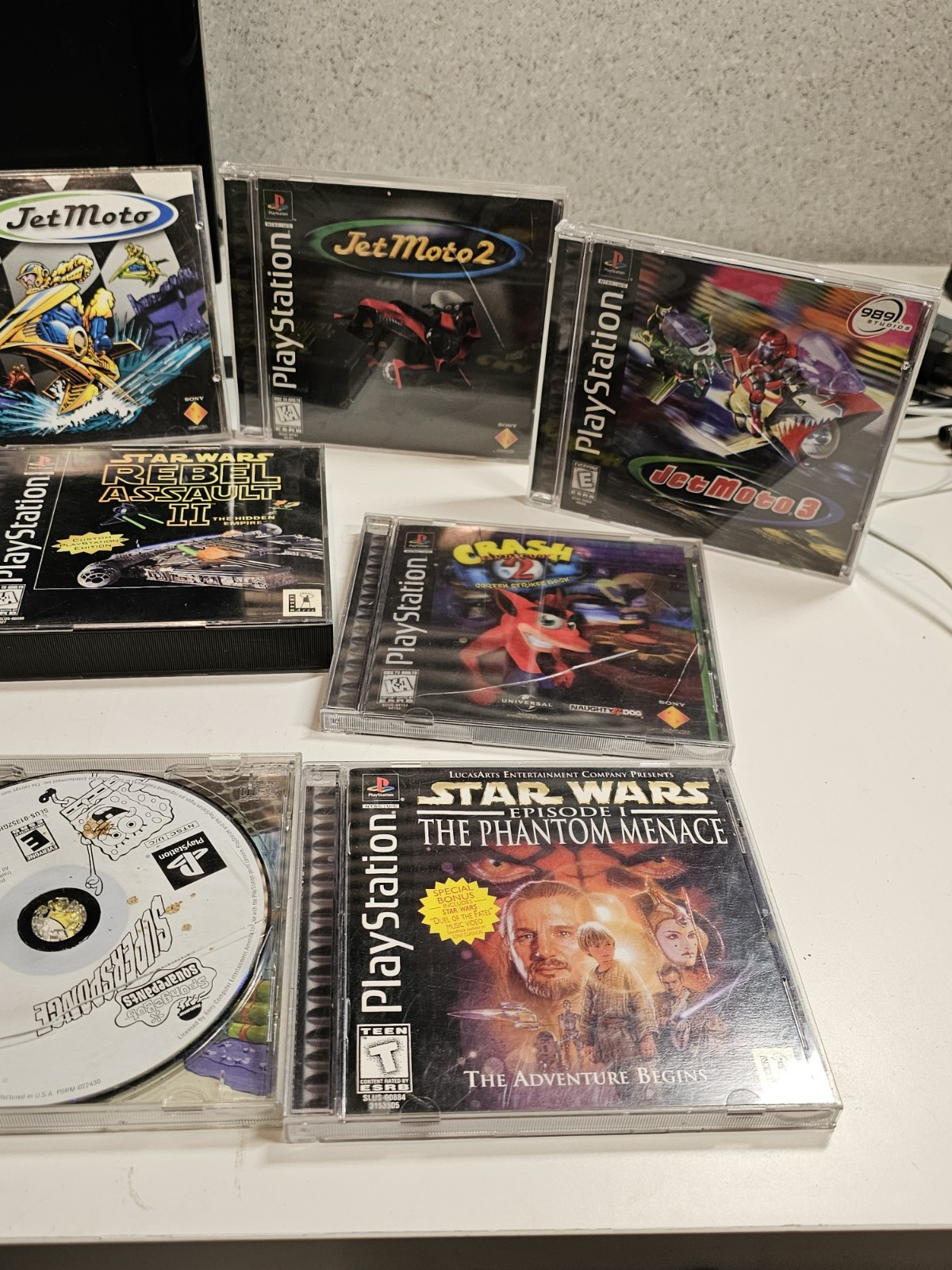 PS1 GAME LOT black Label Bushido Blade, Jet Moto 1 2 3 Sony PlayStation 1 PSX