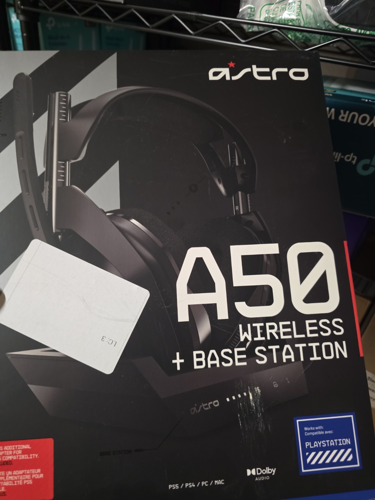 Astro A50 Ear-Cup Wireless Headphone – Black (939-001673)