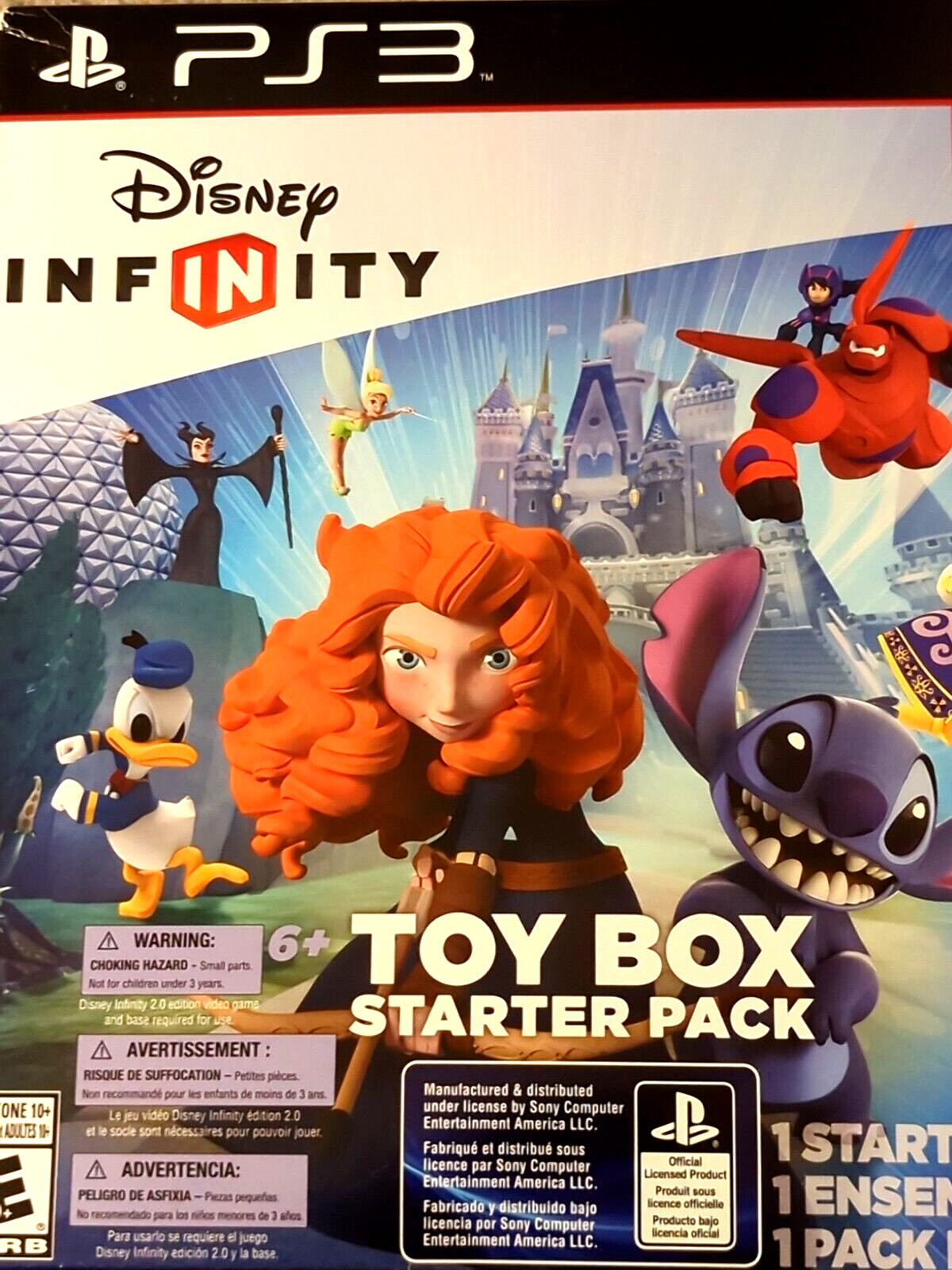 Disney INFINITY PS3-Toy Box Starter Pack (2.0 Edition) Brand NEW Merida Stitch
