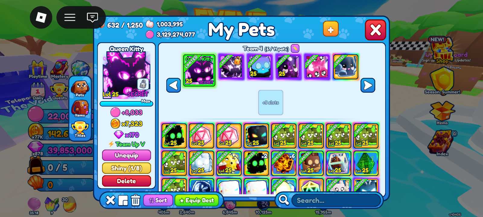 BUBBLE GUM SIMULATOR INFINITY – RARE PETS