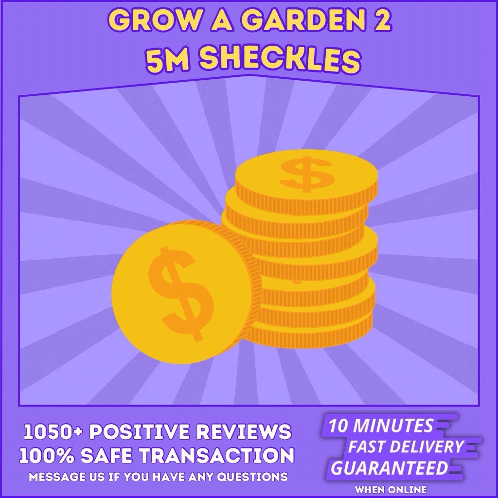 🟢Online🟢Grow A Garden 2 ✅ 5M Sheckles