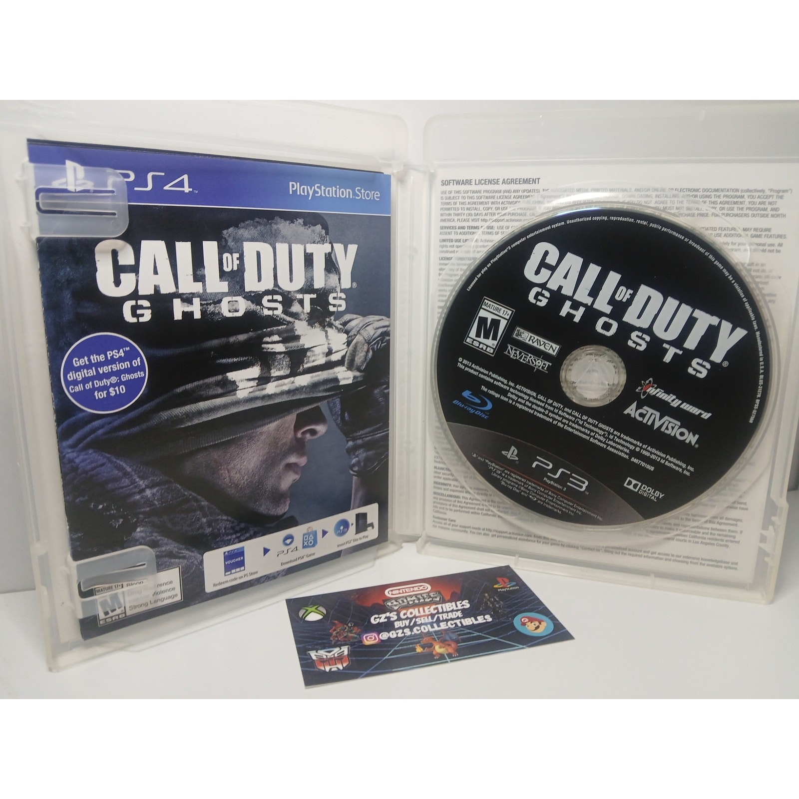 CALL OF DUTY GHOSTS CIB SONY PS3 TESTED WORKING