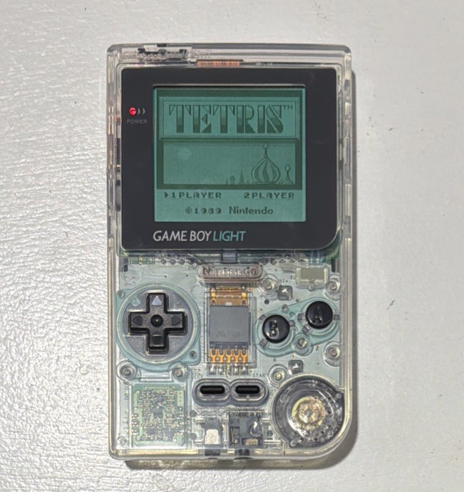 Gameboy Light Clear Working Perfectly Nintendo Console