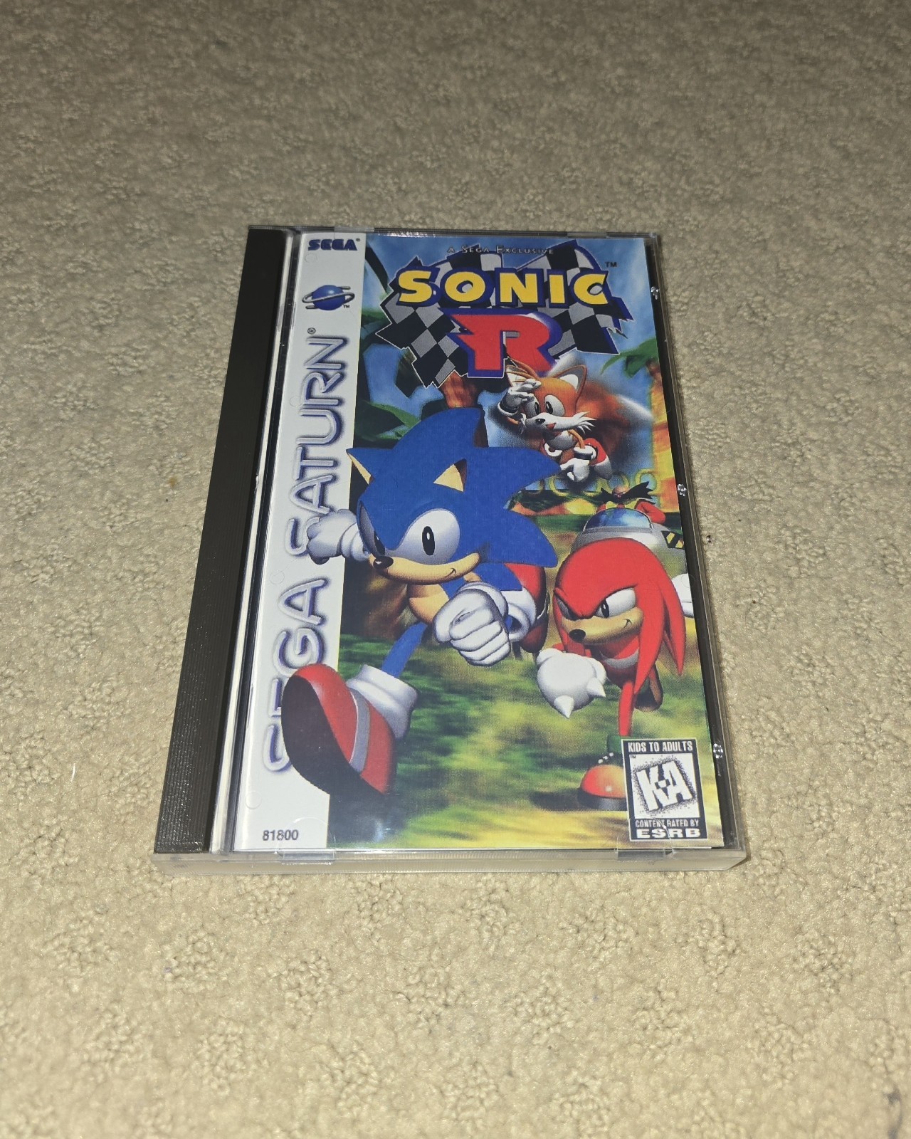 Sonic R (Sega Saturn, 1997) READ DESCRIPTION
