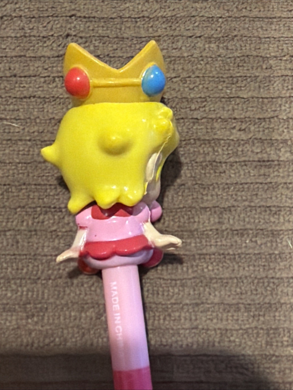 Super Mario Nintendo 3DS Bobble Action Bobblehead Stylus Baby Princess Peach