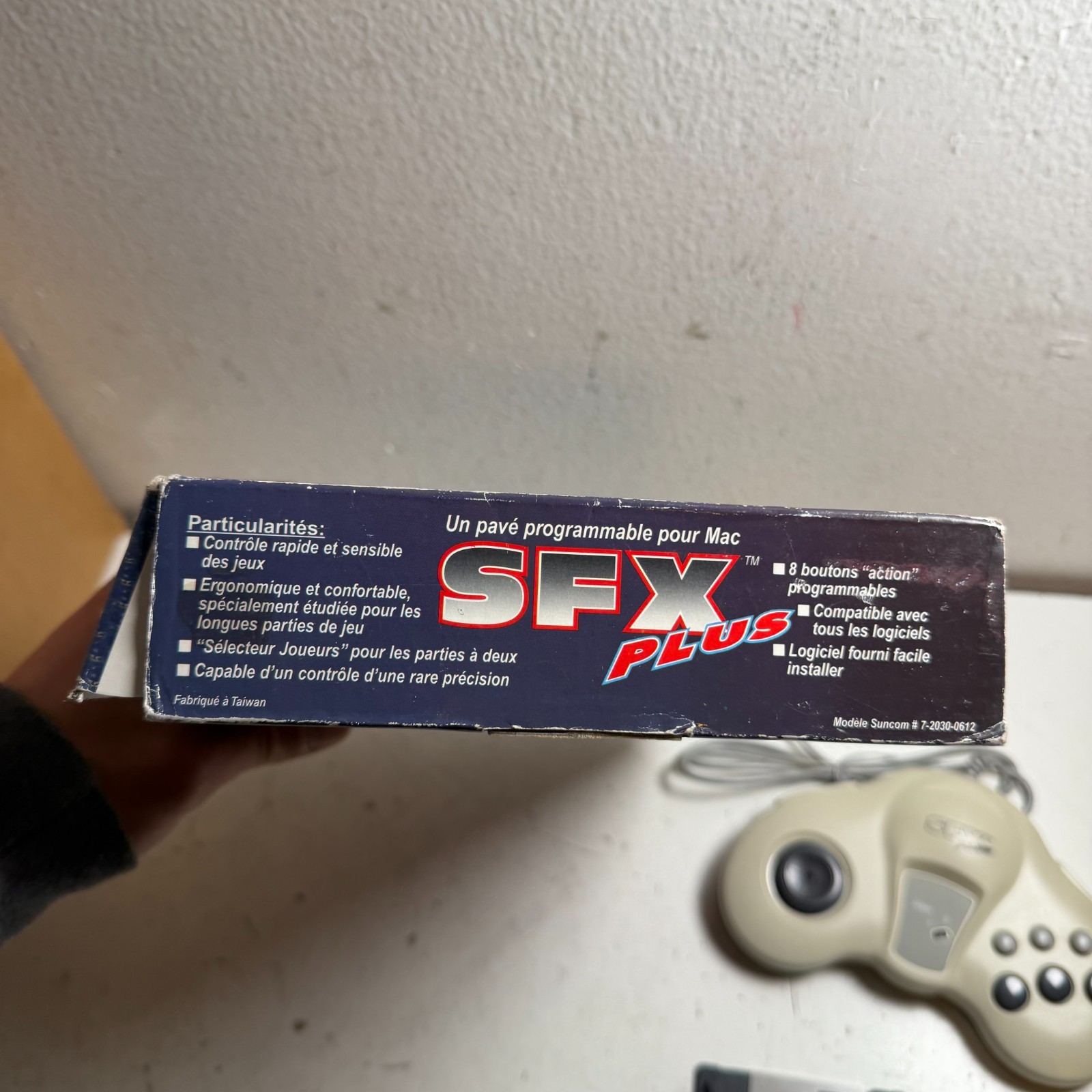 Suncom Technologies SFX Plus Beige Programmable Joypad For Macintosh & PowerMac