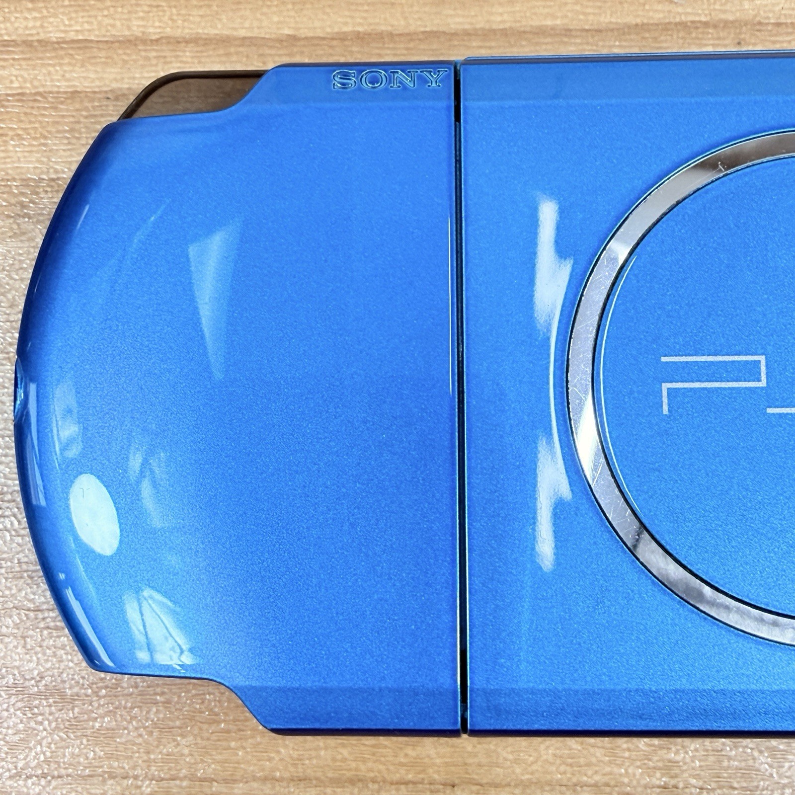 (Lot of 1) Sony PSP-3000 Console Blue 1GB Memory OEM Adapter New Battery Used