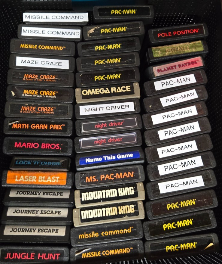 Atari 2600 Games, all games tested