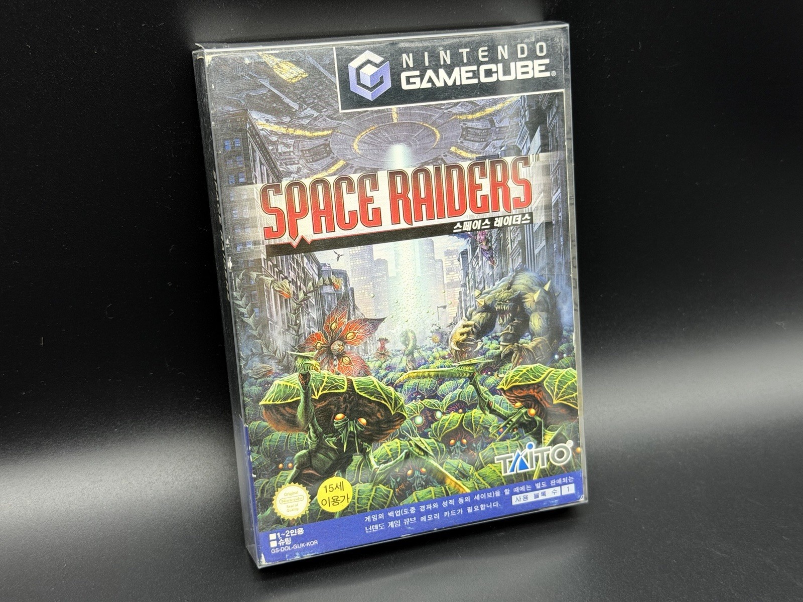 RARE Korean Space Raiders Nintendo Gamecube Korean Version Korea Rare COMPLETE