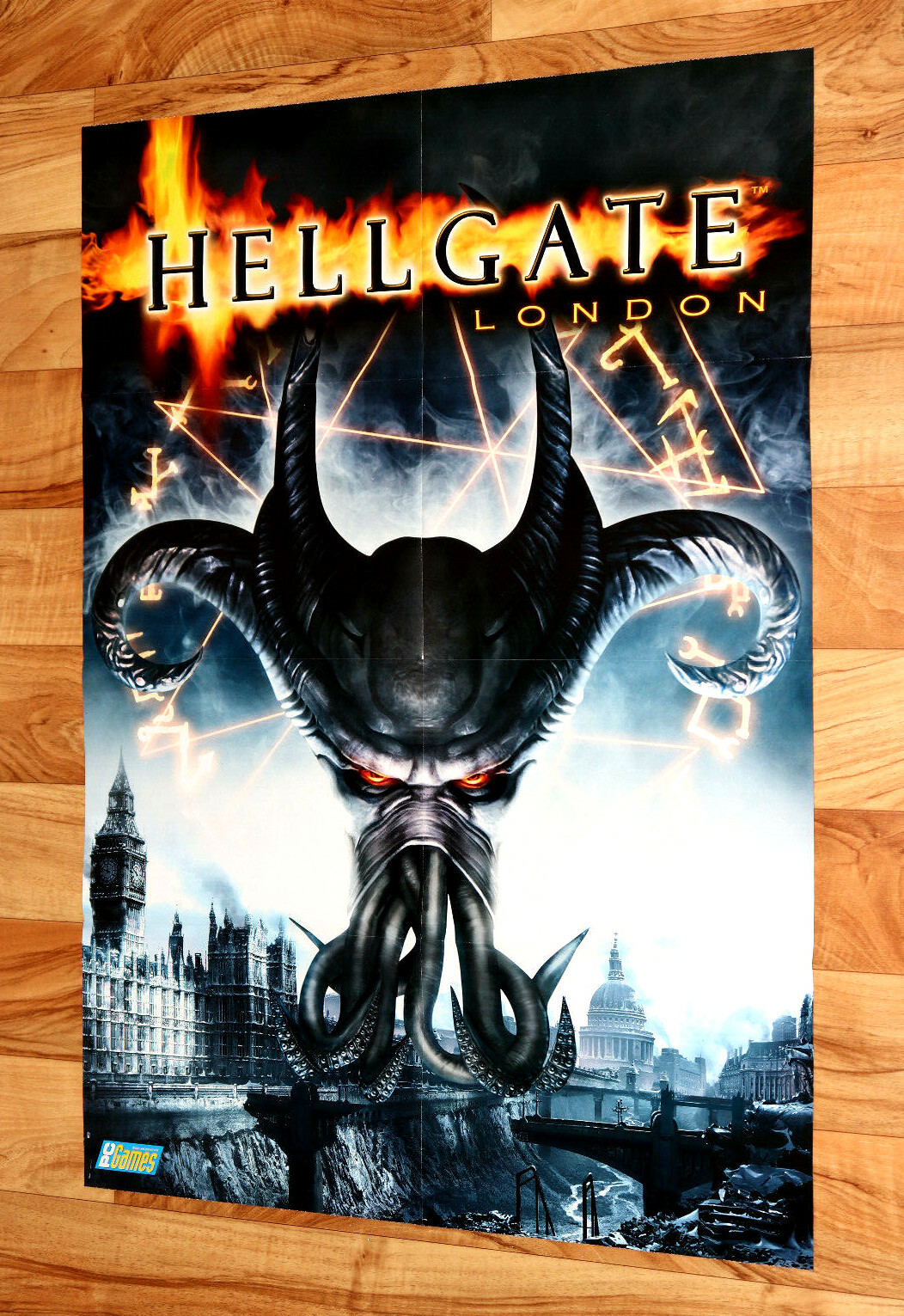 Hellgate London Blizzard Entertainment Very Rare double sided Poster 56x76cm