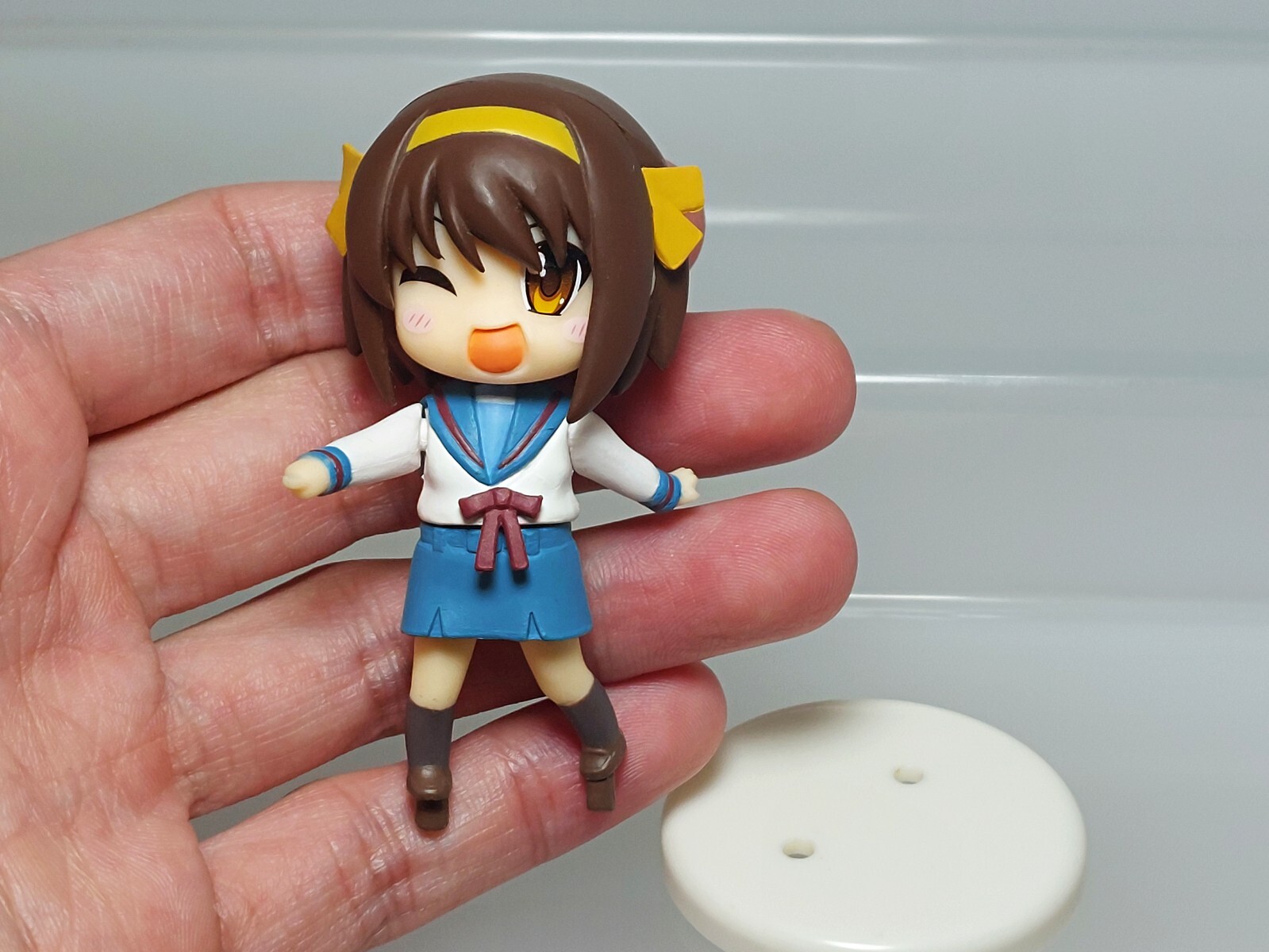 Haruhi & Nyoro~n Niitengo Collection 2.5 Suzumiya Haruhi Figure Chara-Ani 2.6in