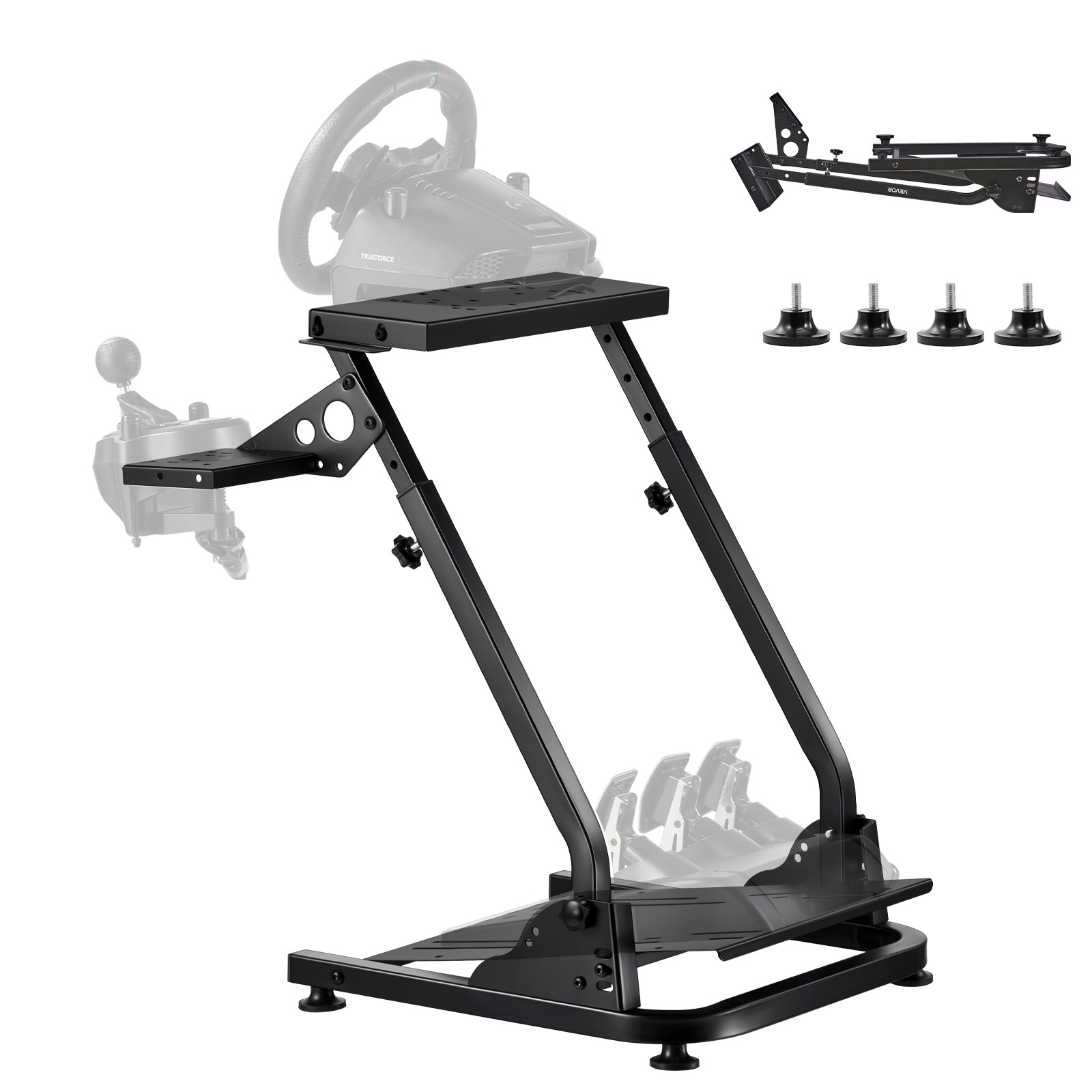 VEVOR Racing Wheel Stand Simulator Cockpit Foldable Logitech G29 G27 G920 G923