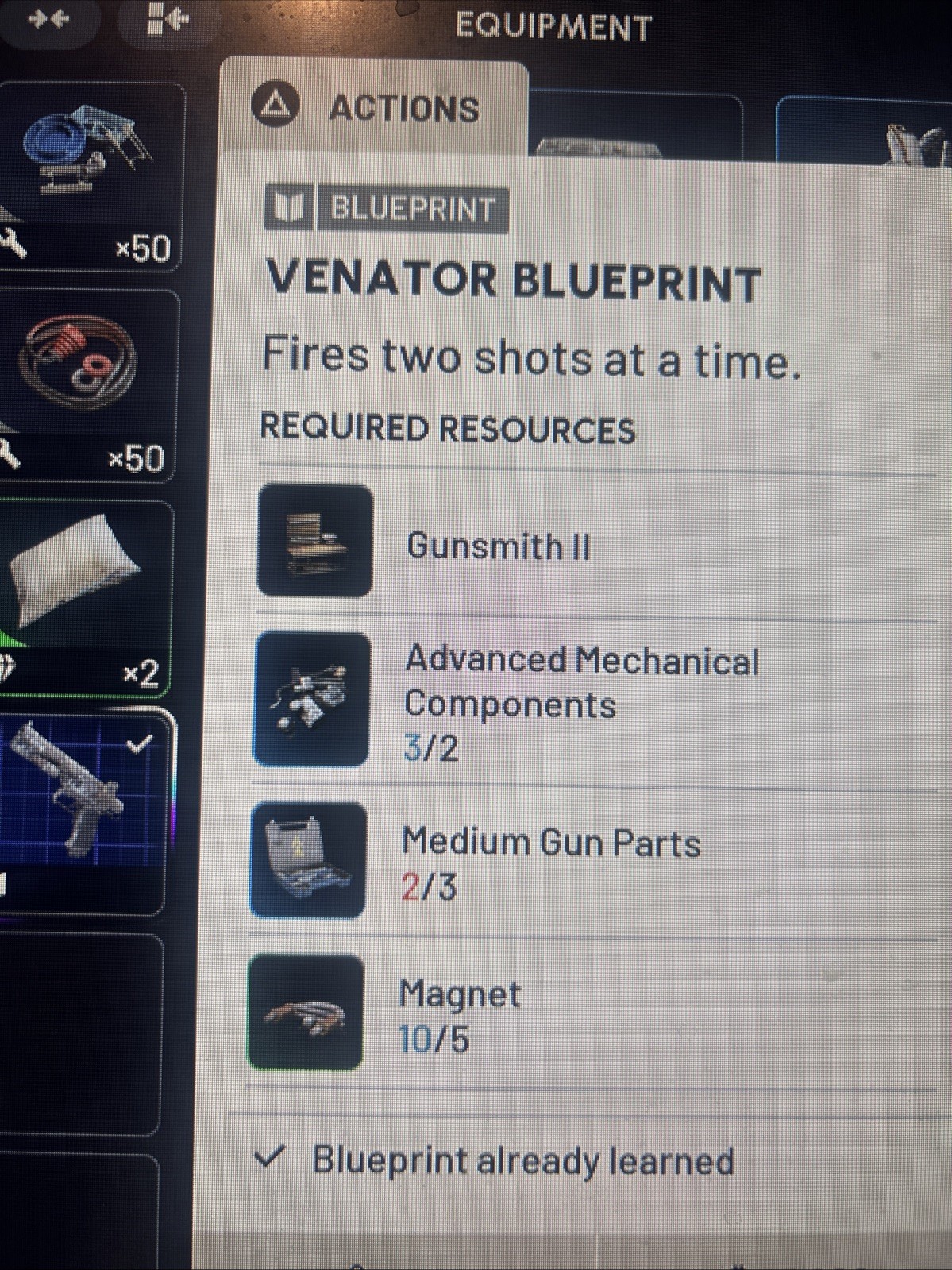 Venator Blueprint – ARC Raiders | All platforms
