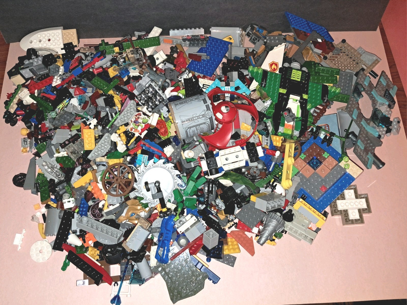 Bulk LEGO Lot 6lb 3oz + PS4 Dimensions Portal Ninjago Marvel DC No Minifigs