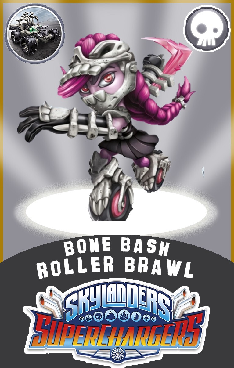 Skylanders Superchargers Bone Bash Roller Brawl NFC Card FREE SHIPPING