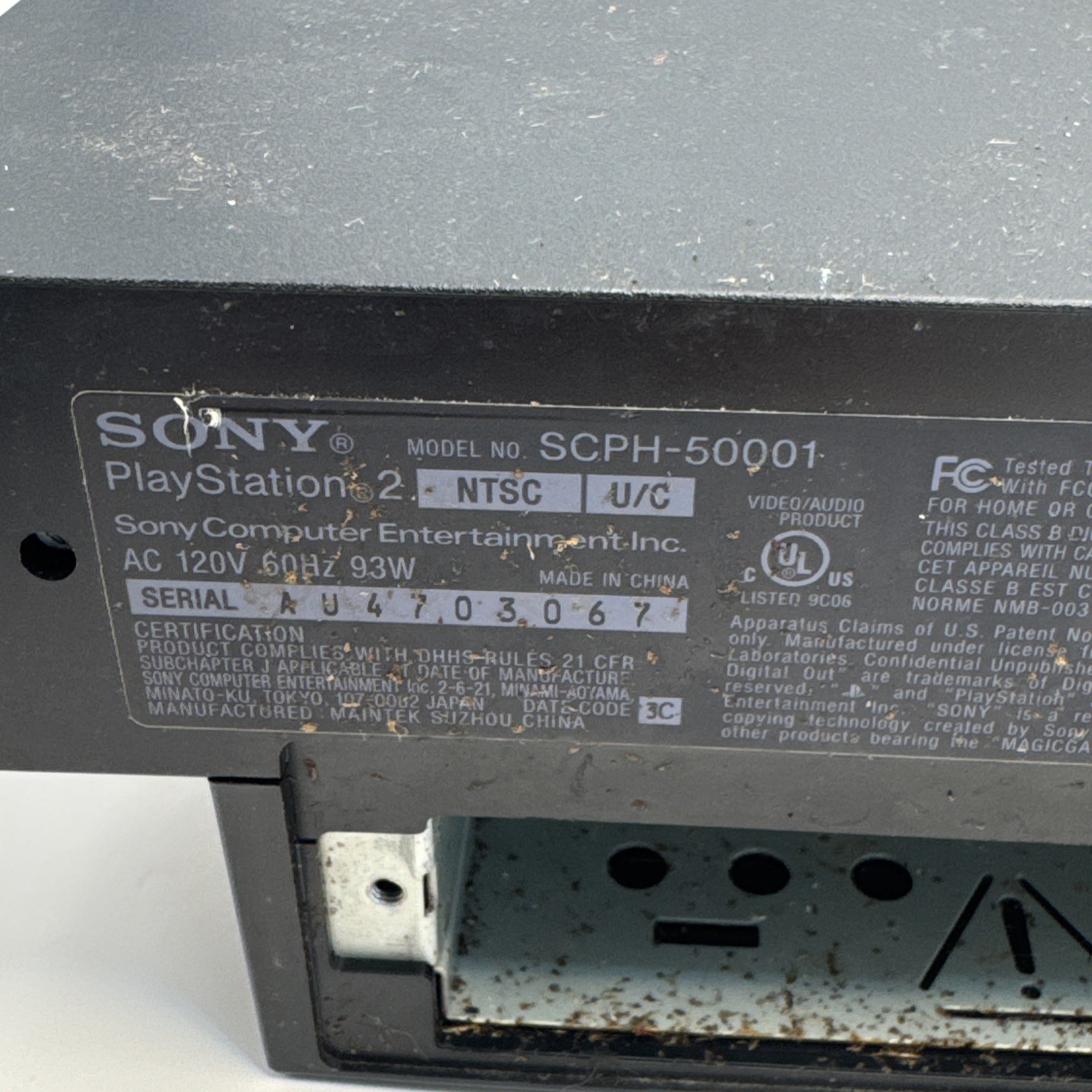 Sony PlayStation 2 – Fat model, PAL (220V) – Console Only