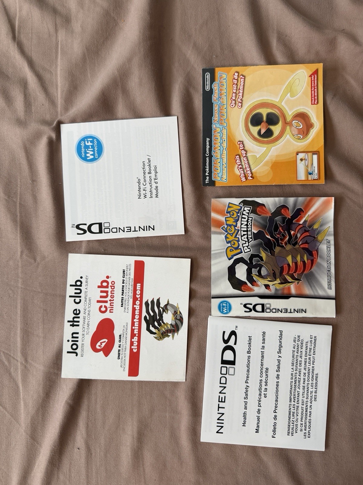 Pokemon Platinum Version [Nintendo DS, Authentic] CIB Complete Game Case Inserts