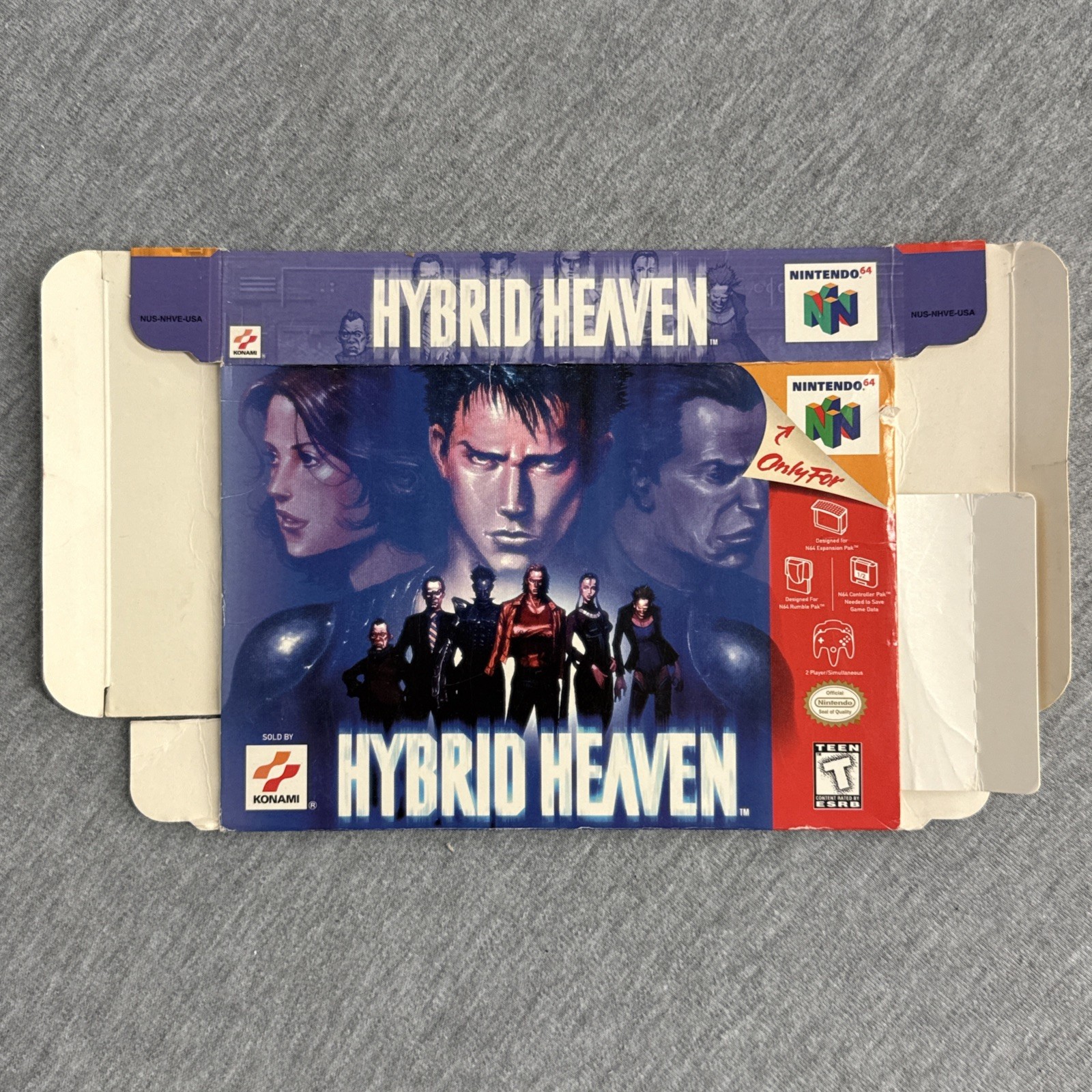 Hybrid Heaven (Nintendo 64, 1999) N64 [Box Only]