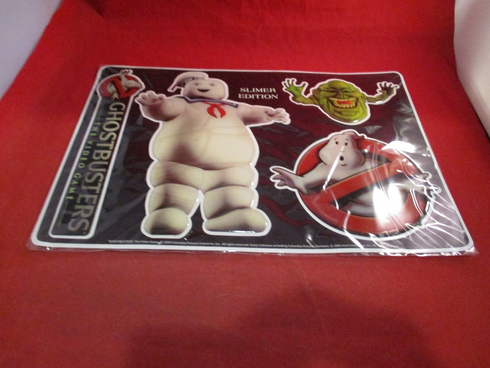 Ghostbusters The Video Game Xbox 360 PS3 Promotional Puffy Sticker Sheet Slimer