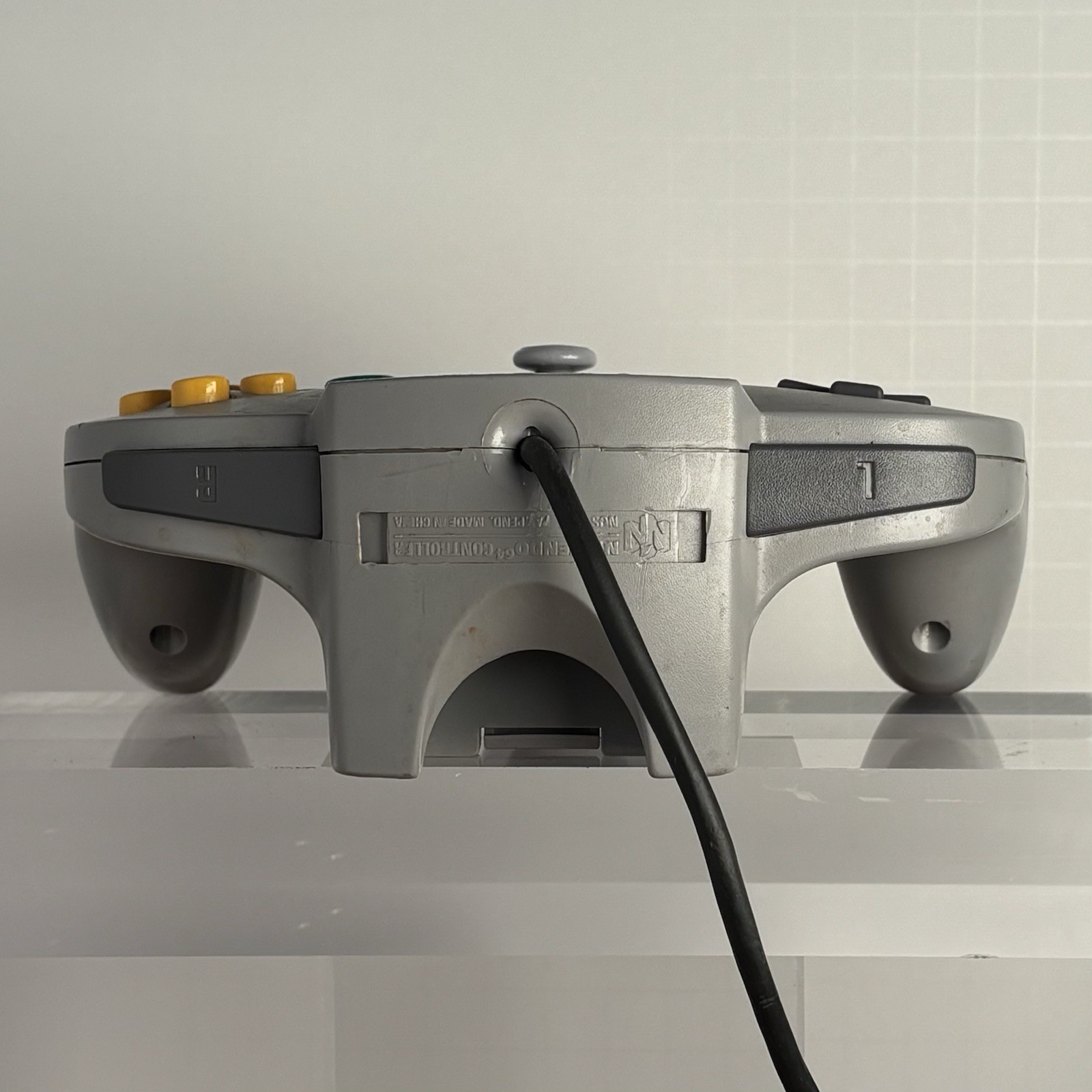 OEM Original Nintendo 64 N64 Controller Gray – Untested / As Is / Heavily Worn