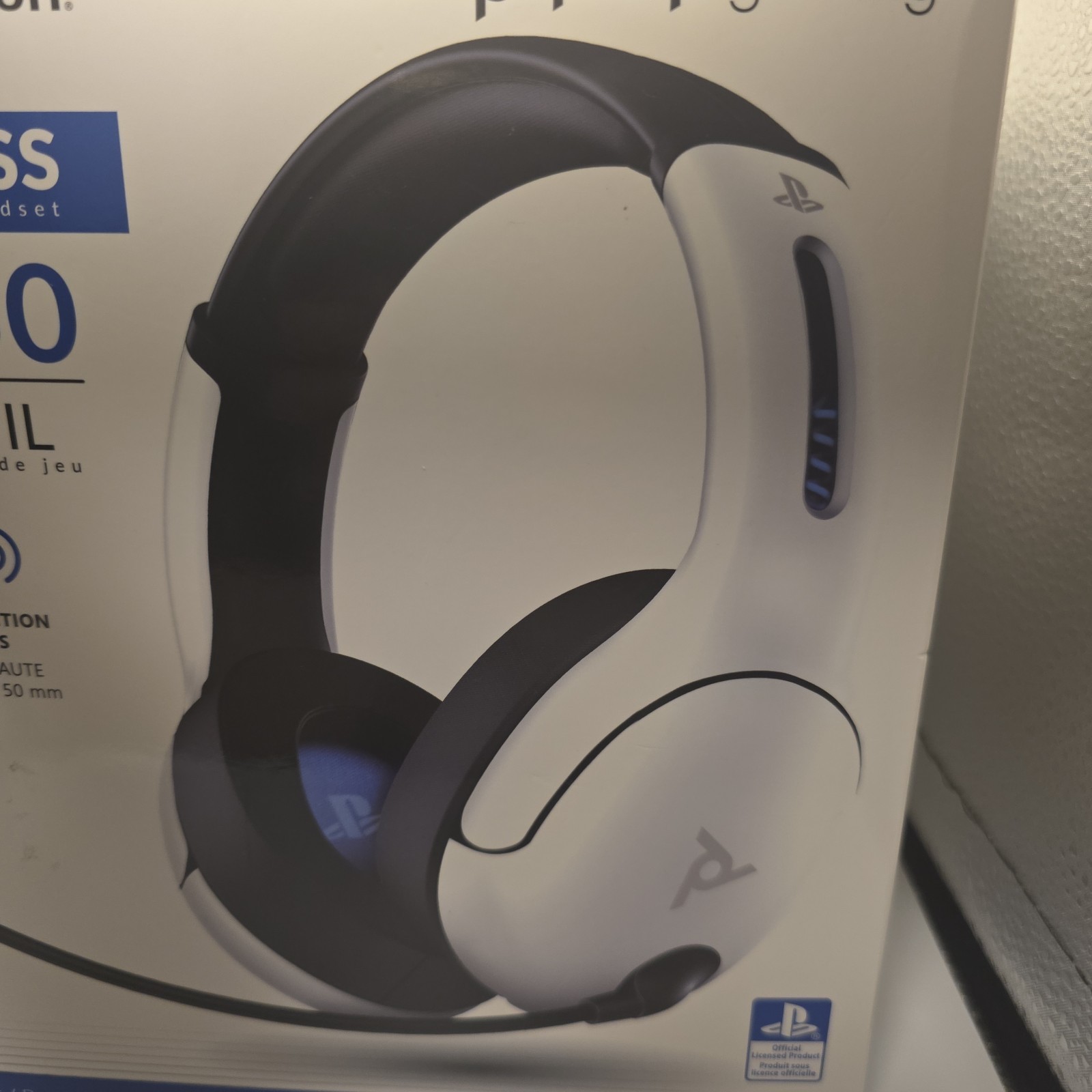 PDP LVL50 Wireless Stereo Gaming Headset PlayStation White NIB Noise Canceling