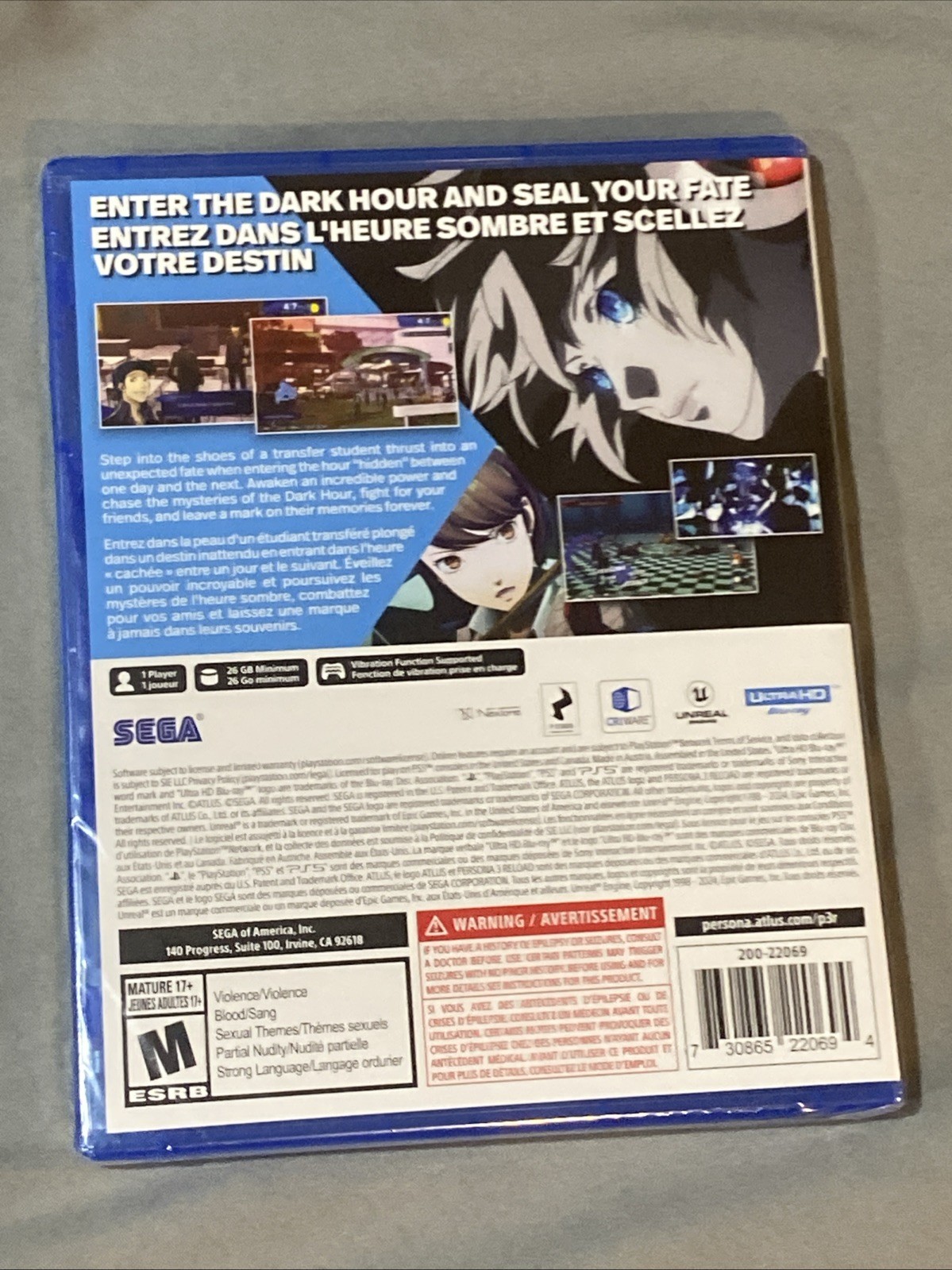 Persona 3 Reload – Sony PlayStation 5