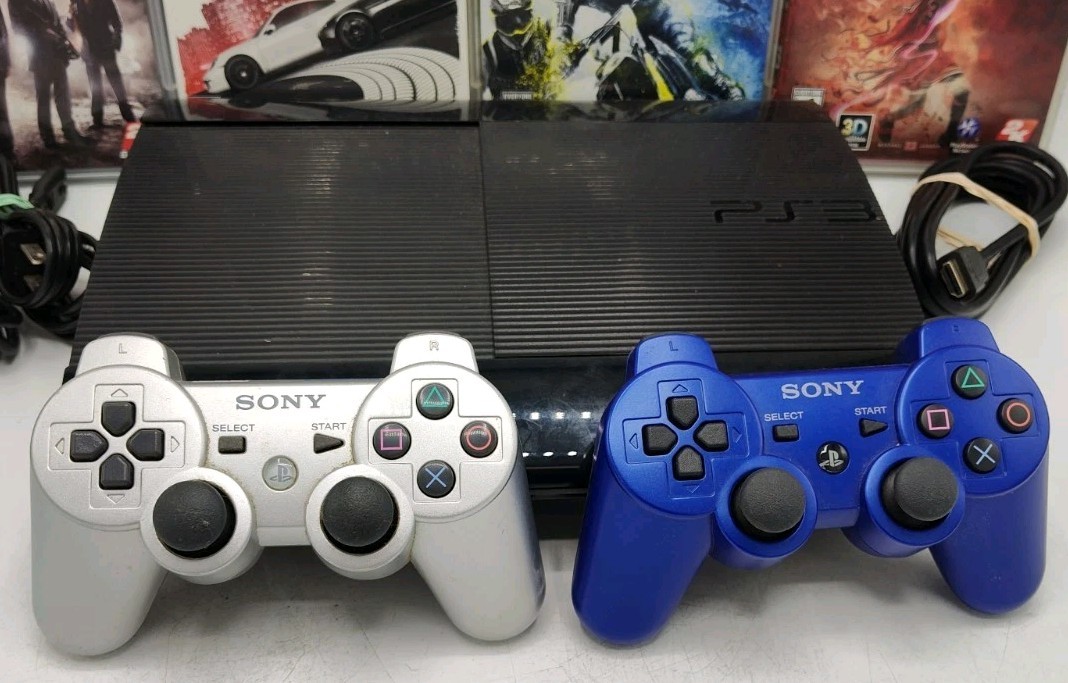 Sony Playstation 3 Super Slim 250GB Console CECH-4001B Bundle + 10 Games Tested!