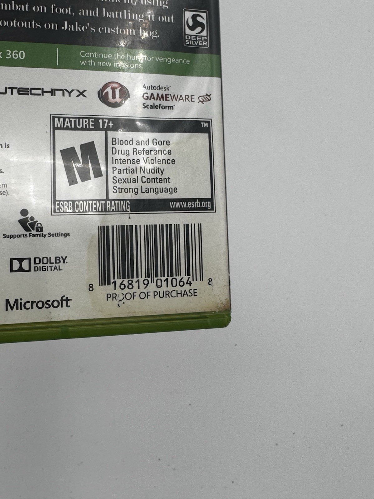 Ride to Hell: Retribution (Microsoft Xbox 360, 2013) Tested & Working complete