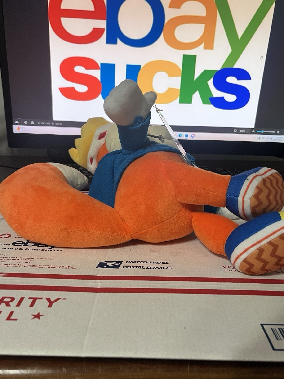 Conker Talking Plush Figure w/ Removable Crown Conker’s Bad Fur Day; Sound Works