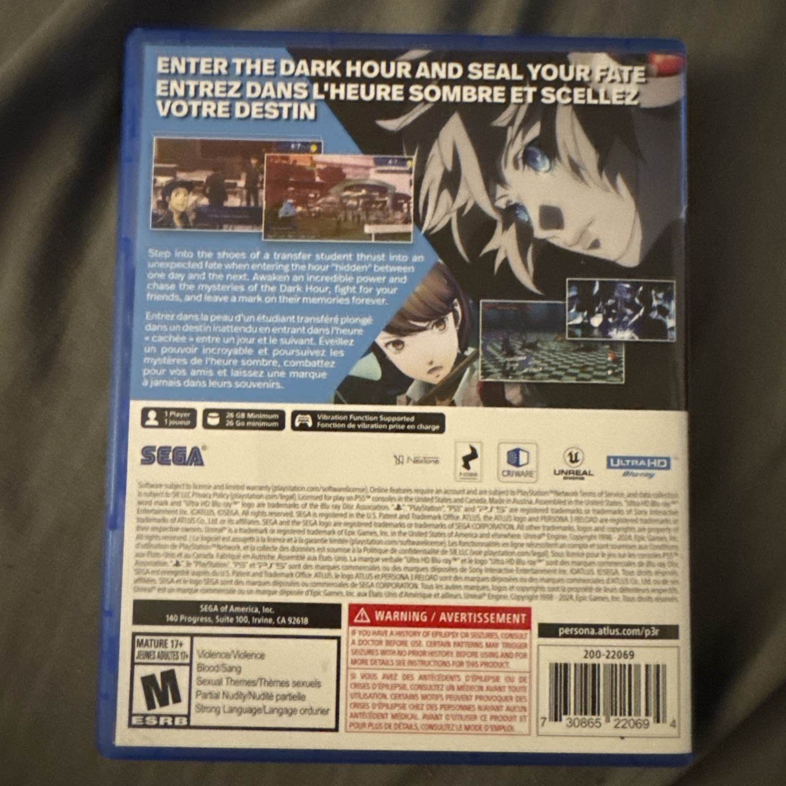Persona 3 Reload – PS5-CIB, MINT CONDITION, *DLC INCLUDED * Fast shipping!!