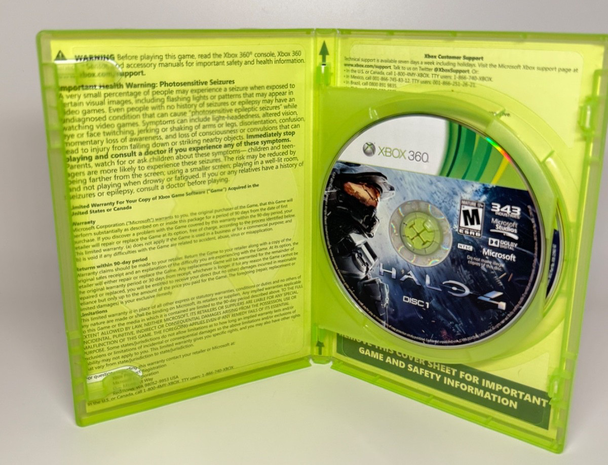 2012 Xbox 360 HALO 4 343 industries-Tested Authentic