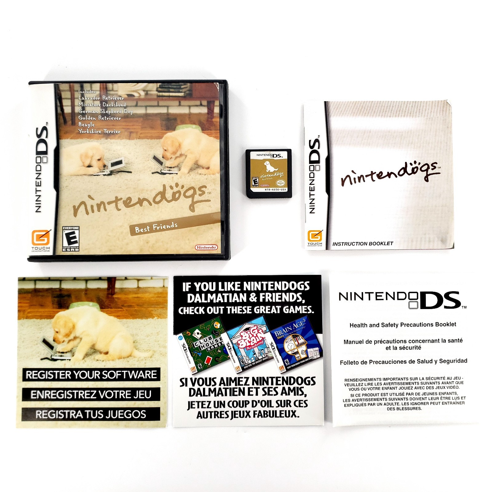 Nintendogs: Best Friends Nintendo DS Authentic Complete Tested & Works
