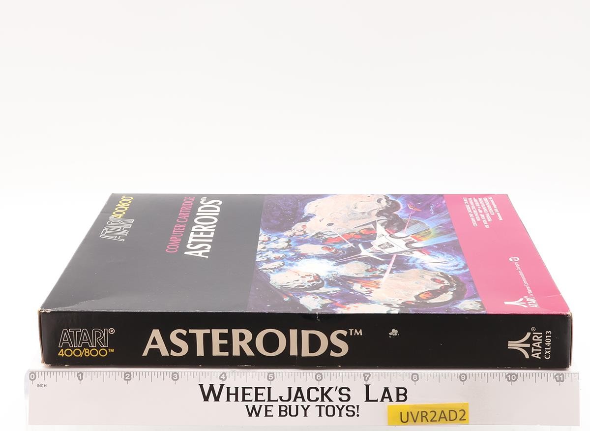 Asteroids Computer Program ATARI 400/800 1981 Vintage Game Cartridge