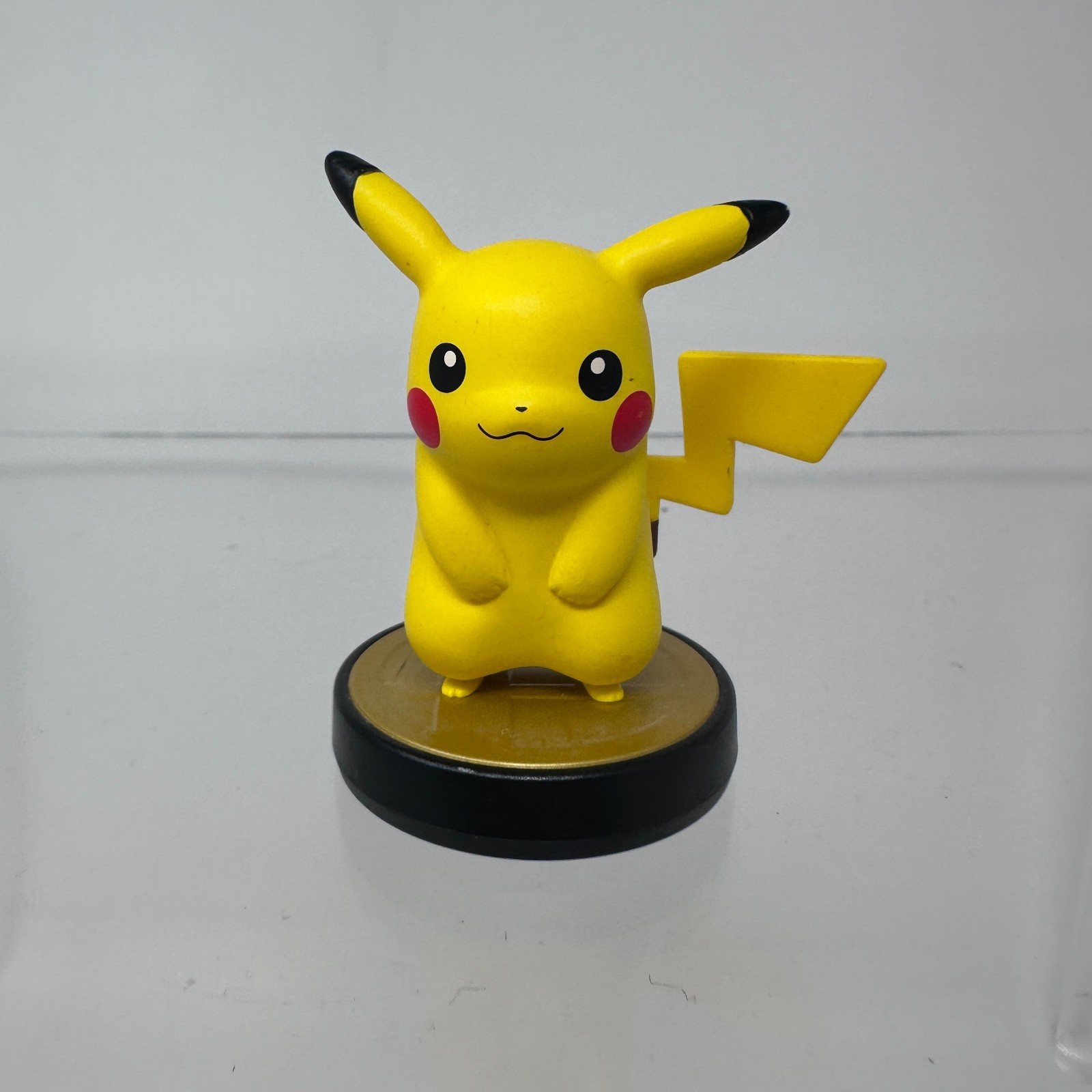 Amiibo Pikachu Figure Super Smash Bros Pokemon Yellow Mouse Nintendo Toy 3″