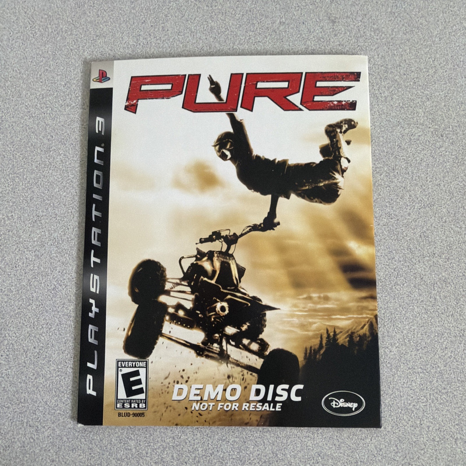 PURE PS3 Demo Disc NOT FOR RESALE VERSION 2008 Sony PlayStation 3